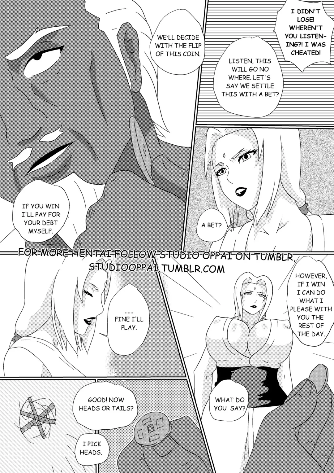 Tsunades Lost Bet Studio Oppai 3