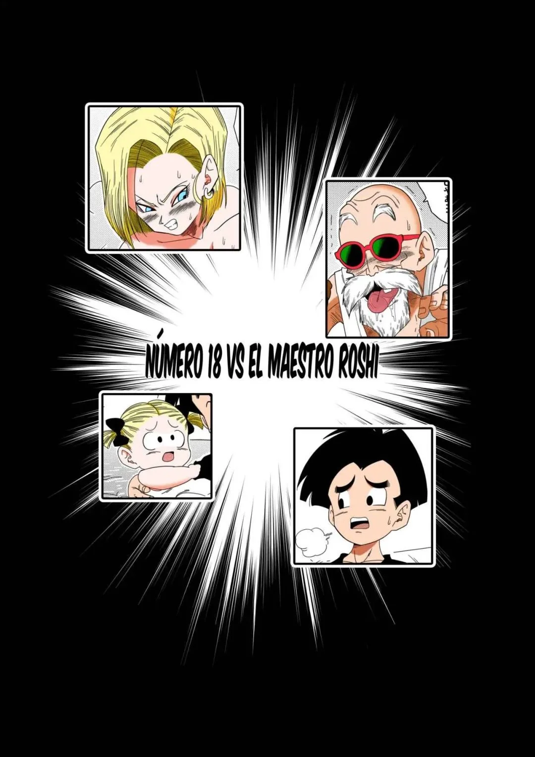 android 18 vs master roshi yamamoto 004