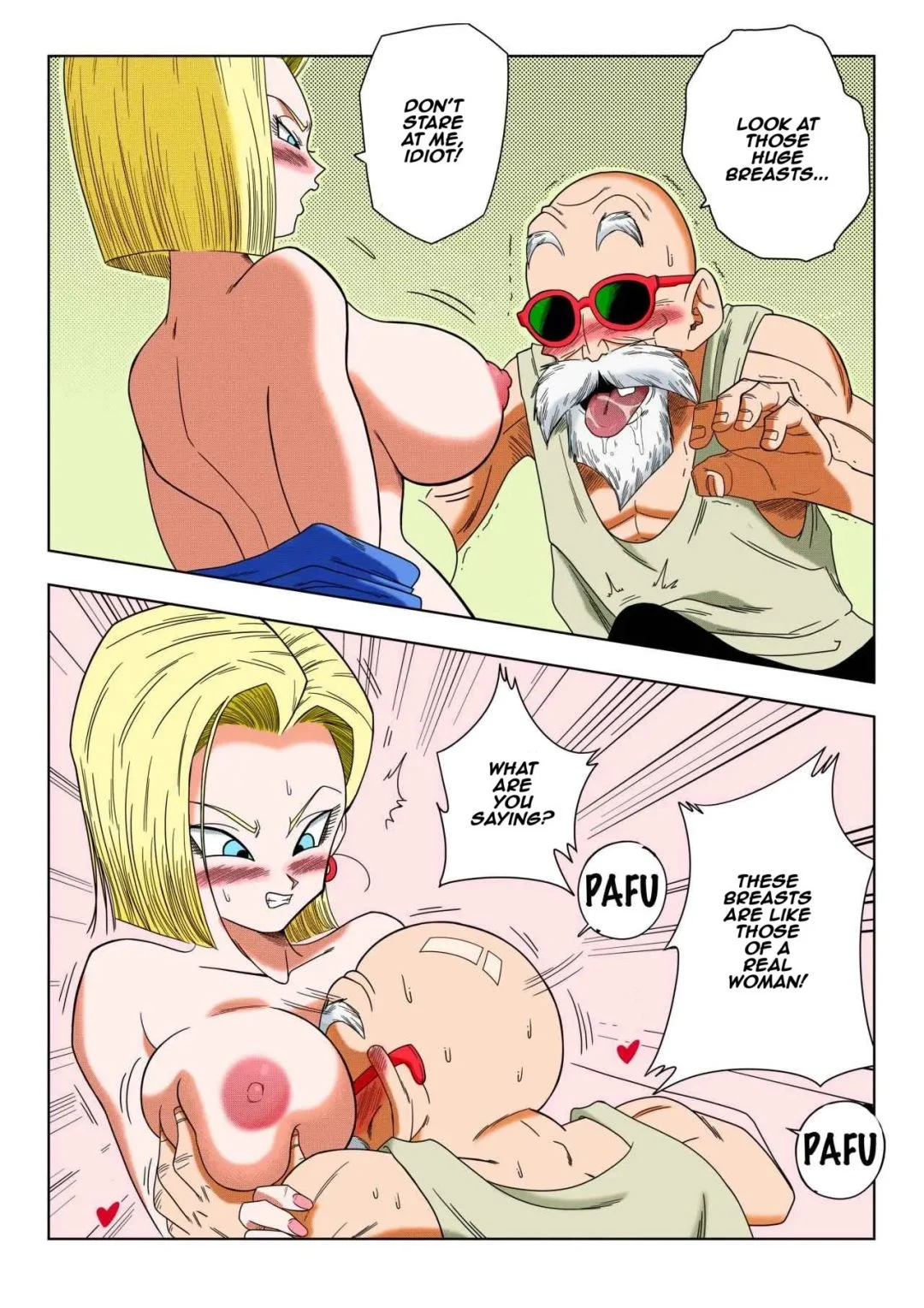 android 18 vs master roshi yamamoto 007