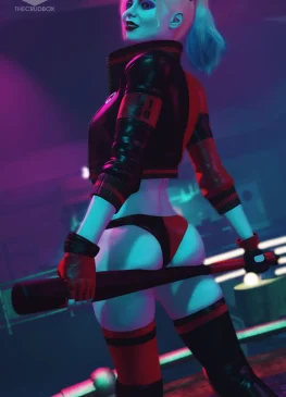harley quinntherapy session crudbox3d