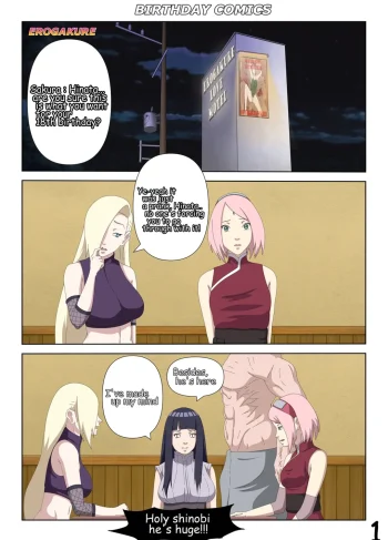 Hinata’s Birthday Comic – Erogakure, Porn Comic featuring Hinata from Naruto