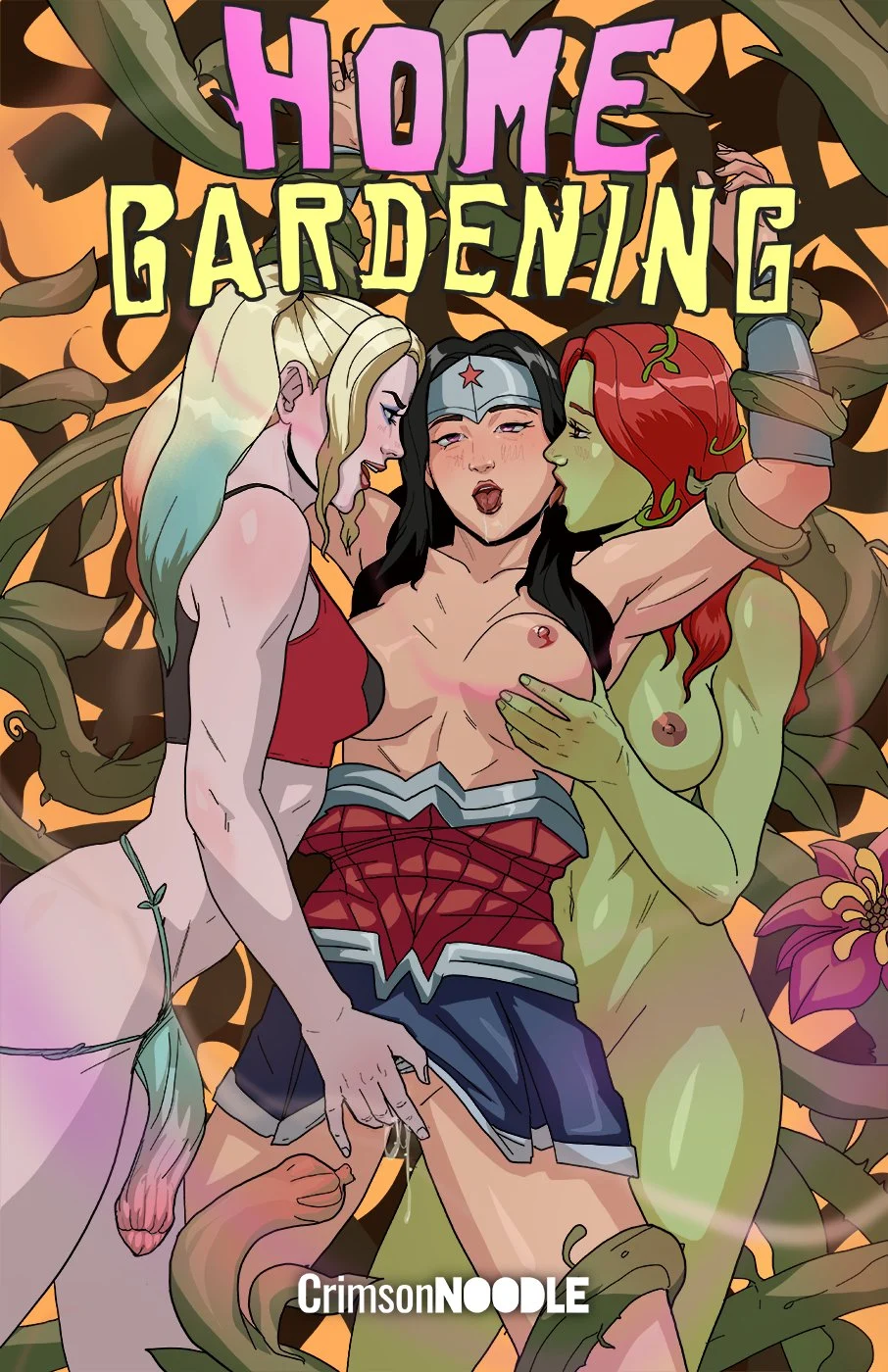 home gardening crimson noodle 001