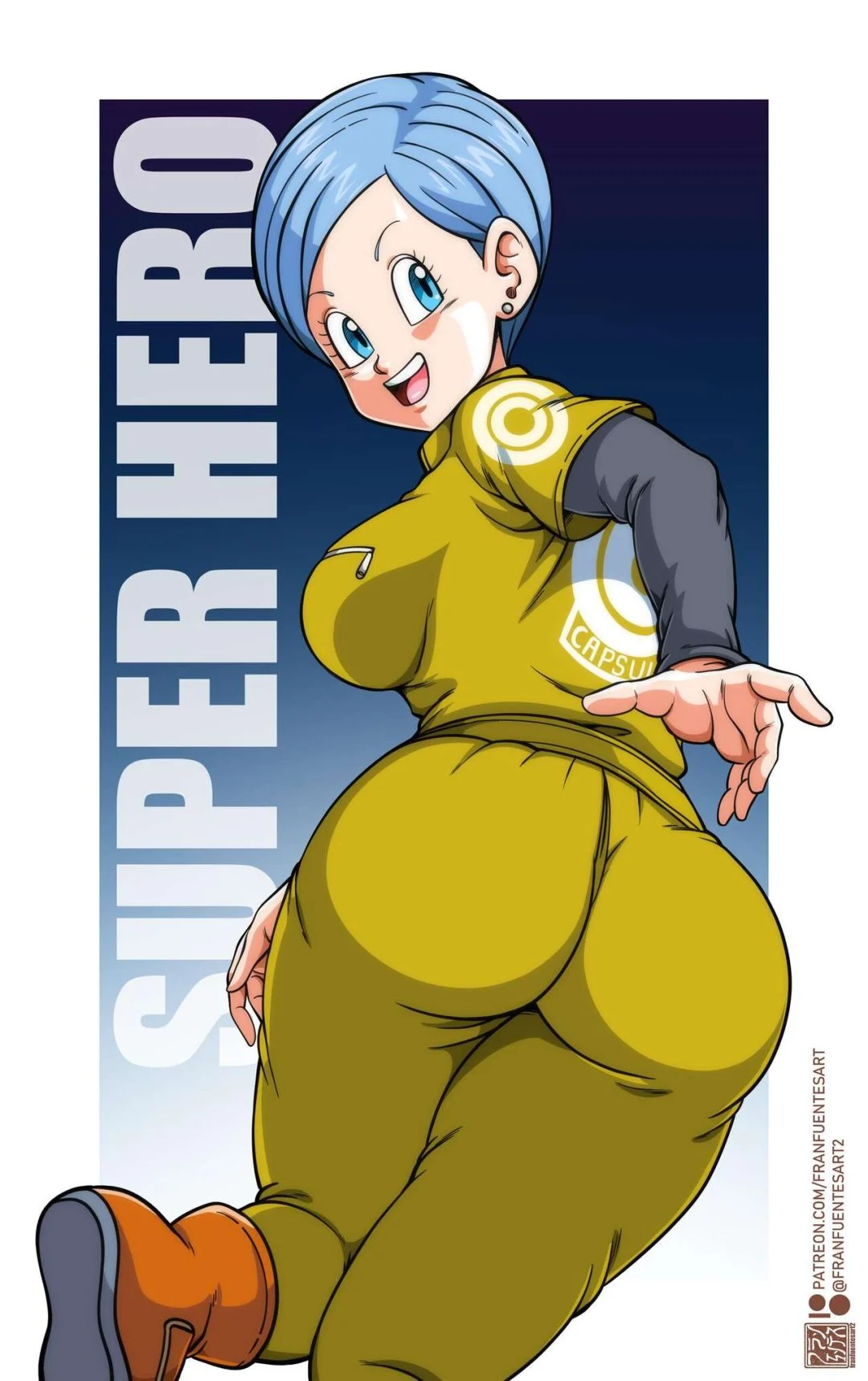 super hero fran fuentes art 003