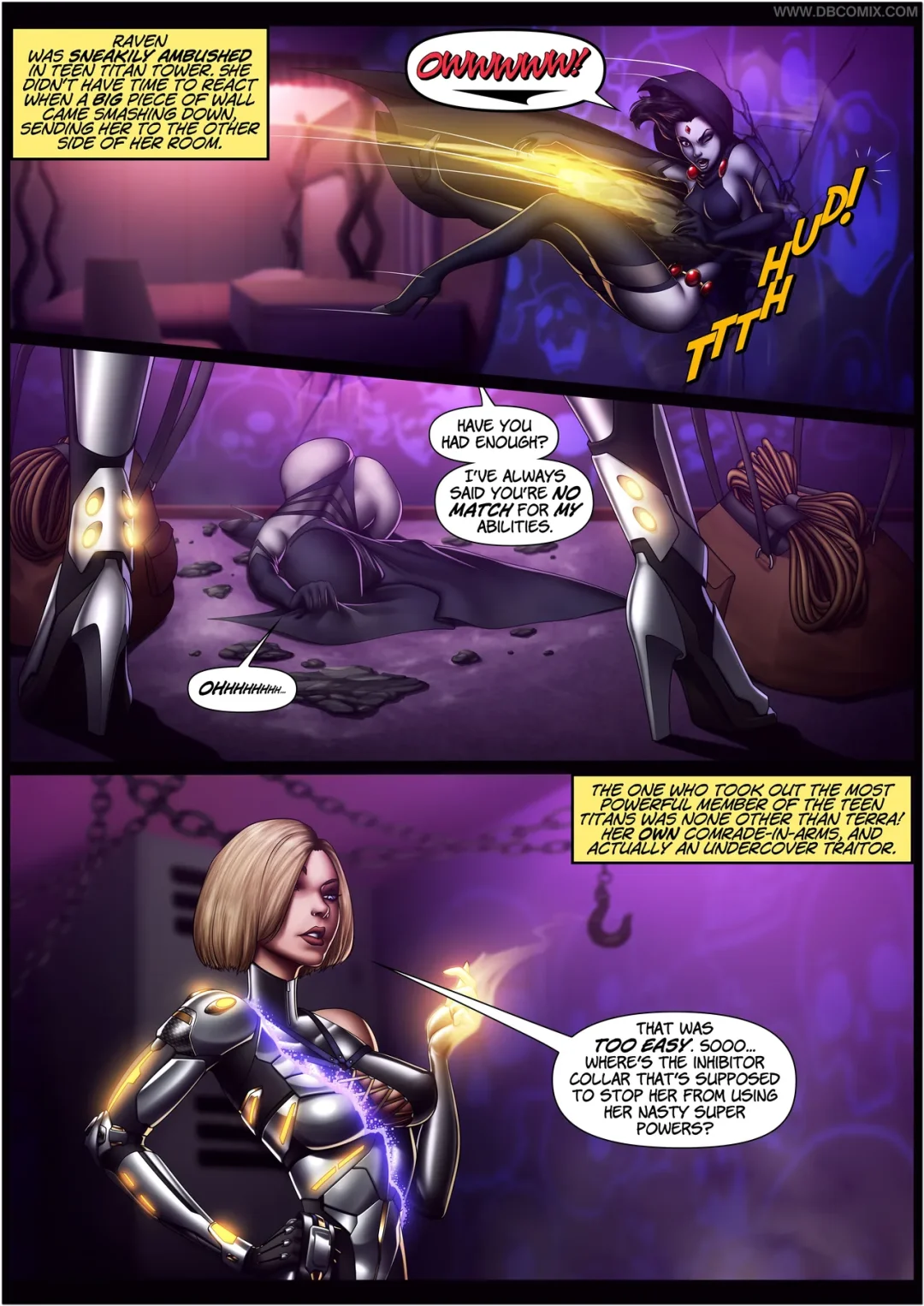 teen titans raven second edition dbcomix 001