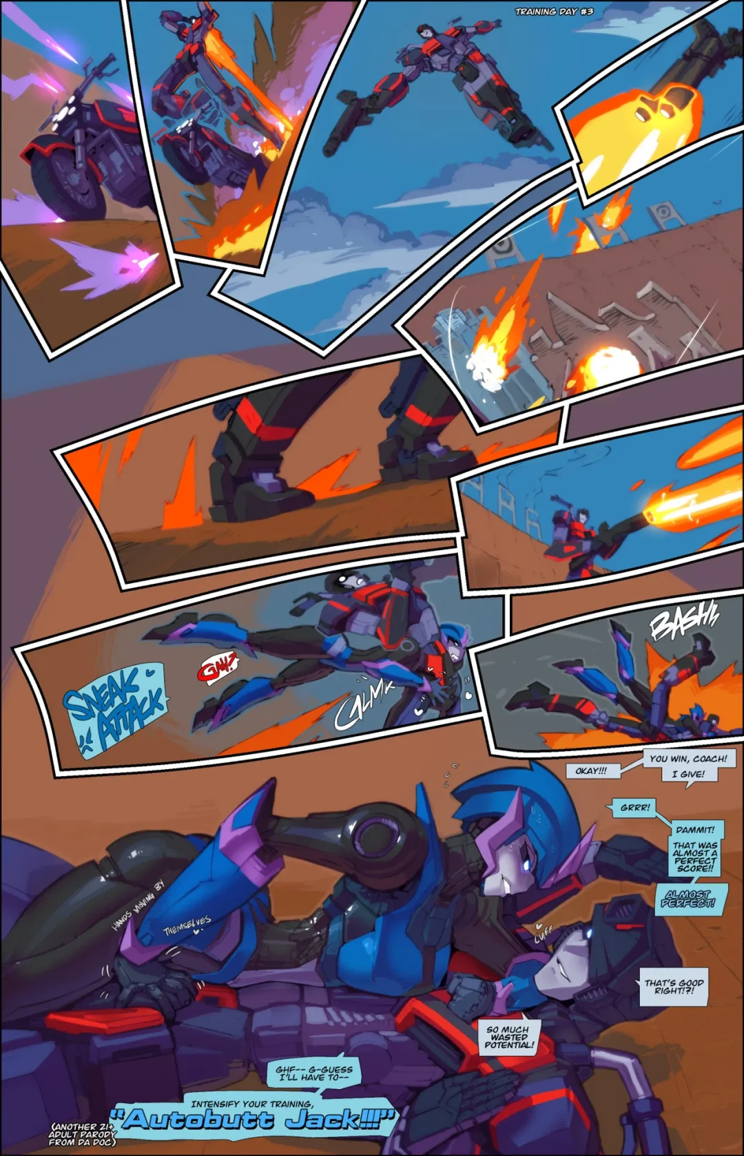 Jack X Arcee Autobutt Jack Fred Perry 2