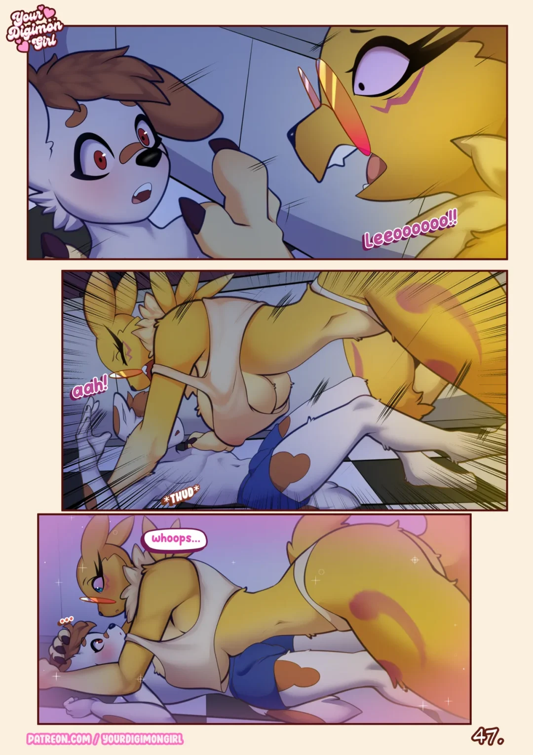 how 2 hide your renamon your digimon girl 048