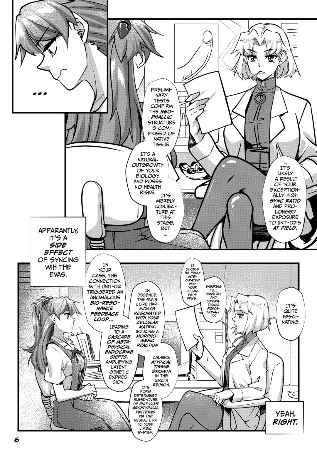 neon genital evangelion asuka strikes baloney pony 009