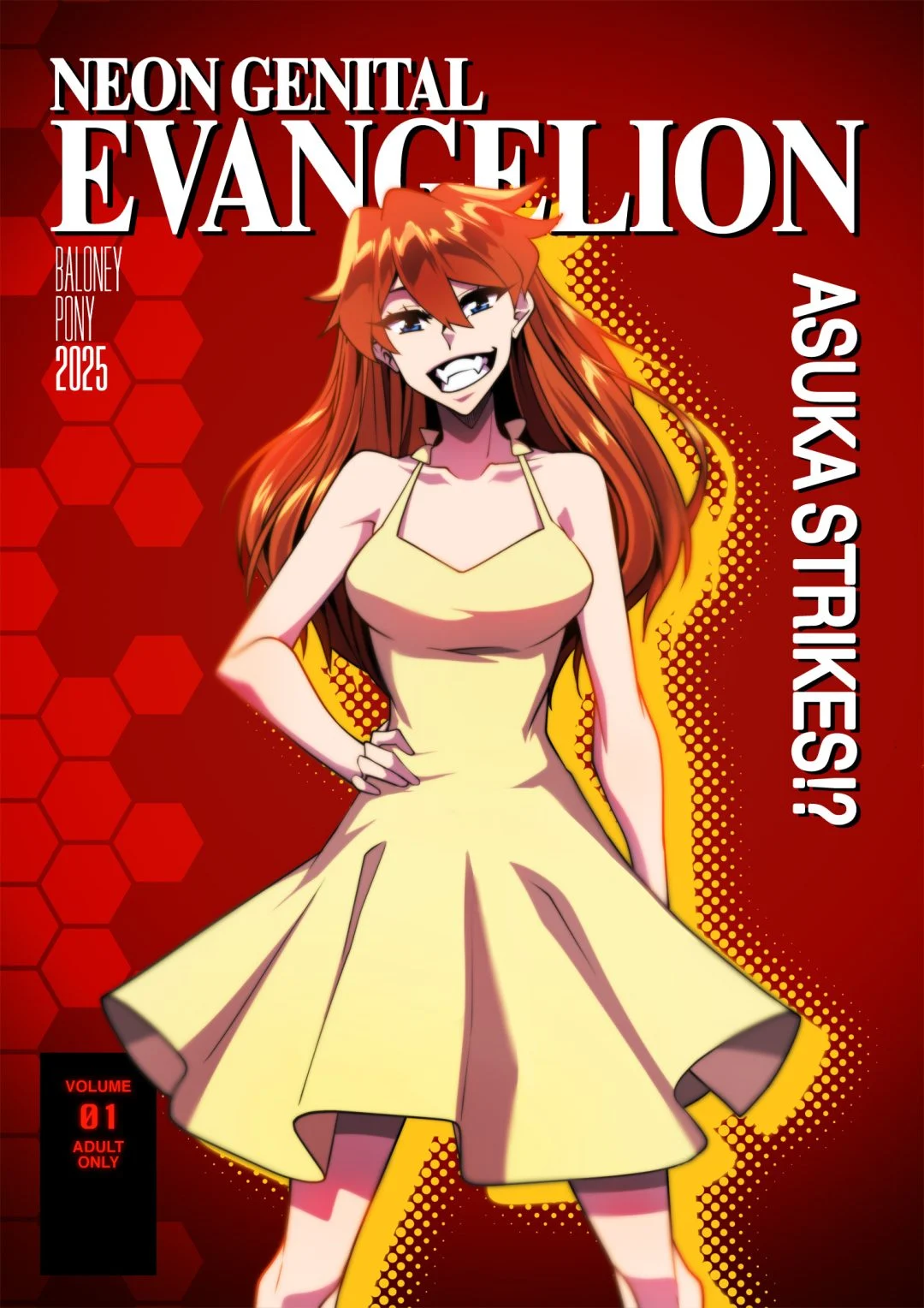 neon genital evangelion asuka strikes baloney pony cover