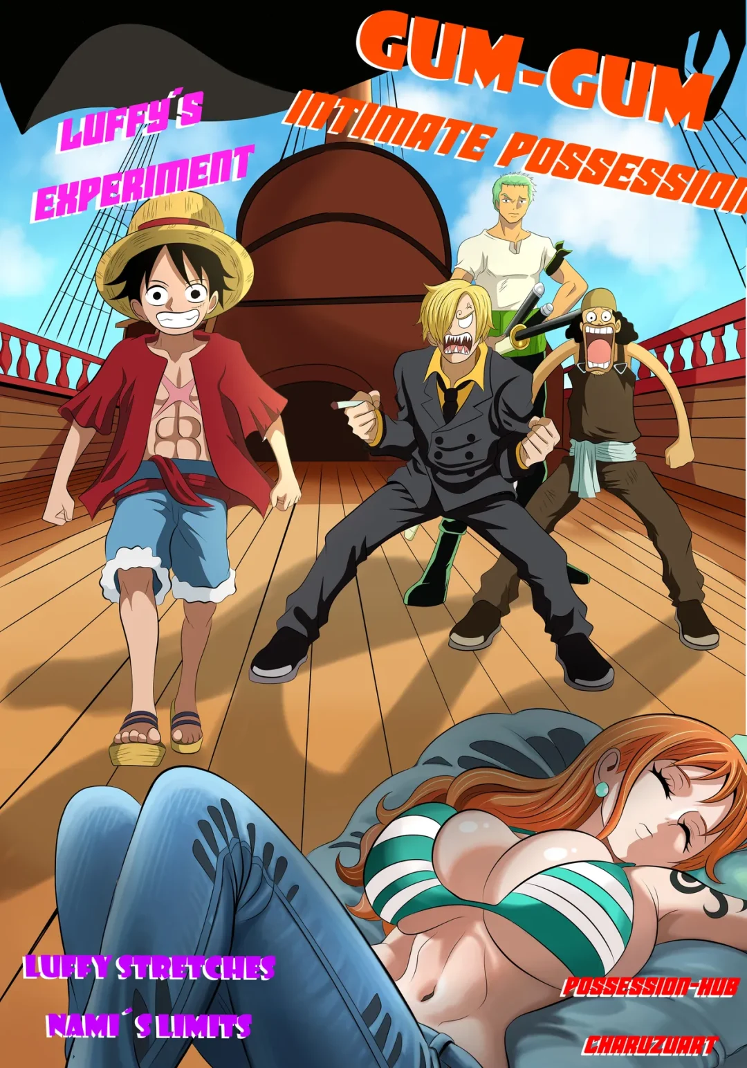 one piece luffys experiment possession hub 001