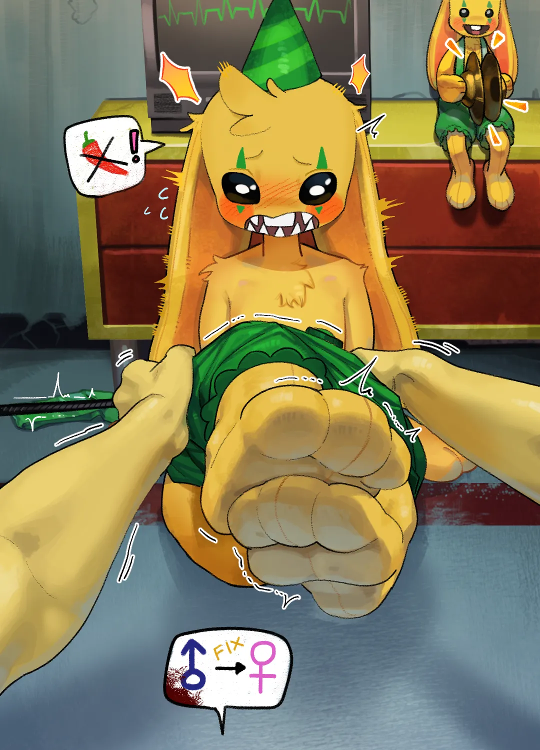 punishing the bad rabbit gudl 004