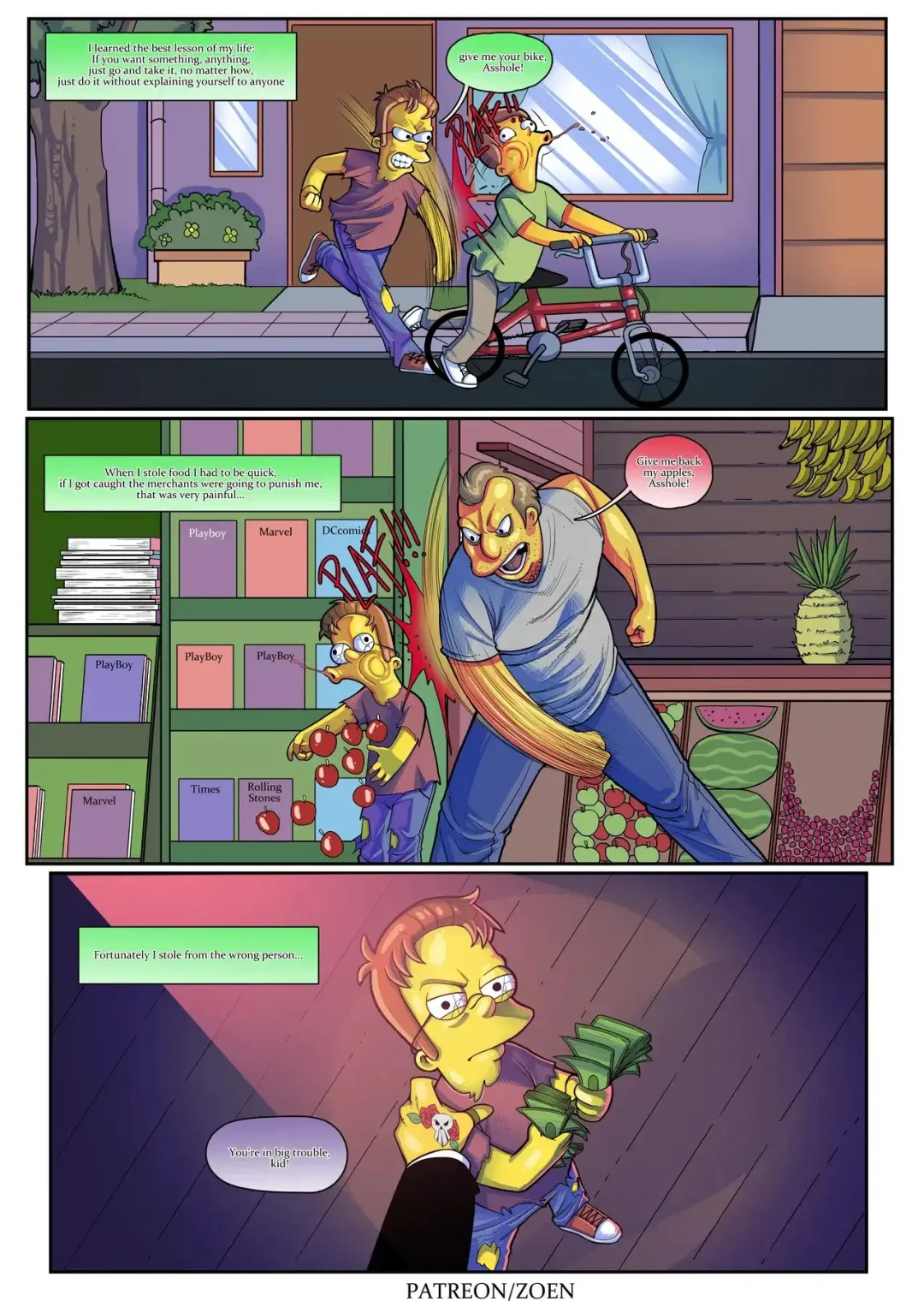 the simpsons bad boy zoen 004