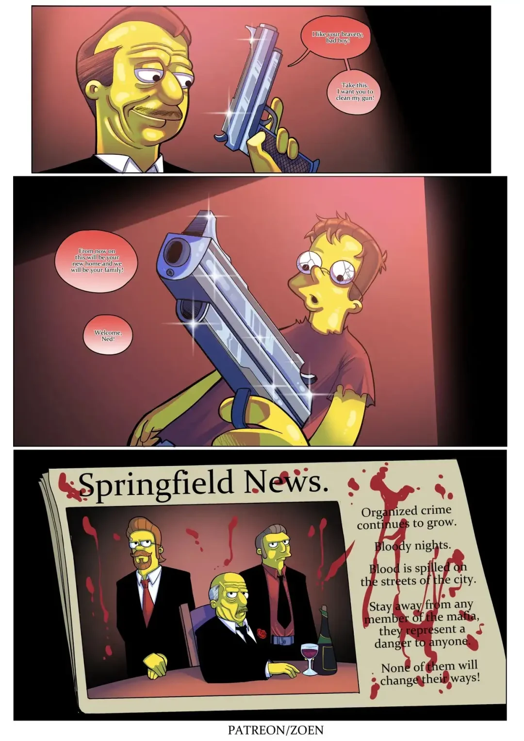 the simpsons bad boy zoen 007