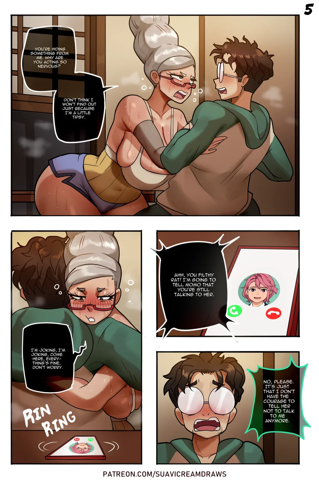 Grandma’s approval – Suavi-Cream comic page 6