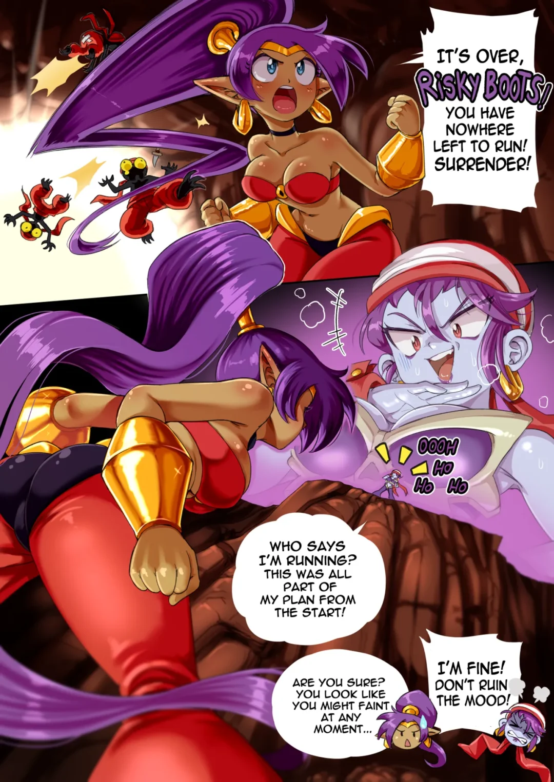 Shantae-Full Genie Enchantment – Issa Castagno comic page 1