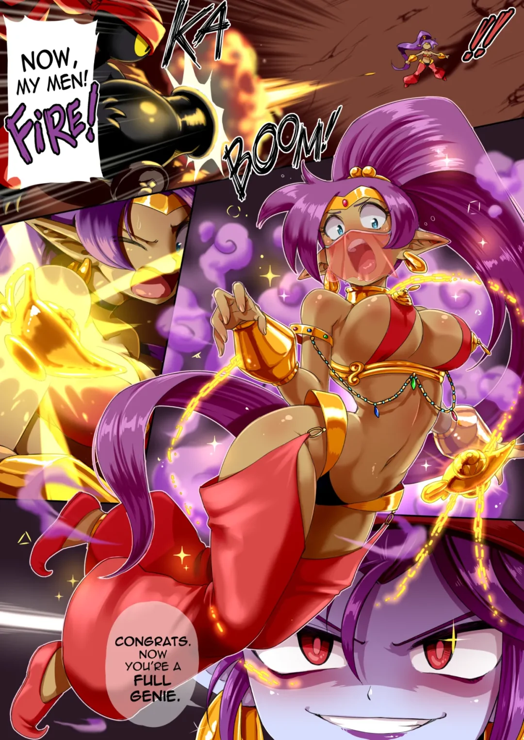 Shantae-Full Genie Enchantment – Issa Castagno comic page 2