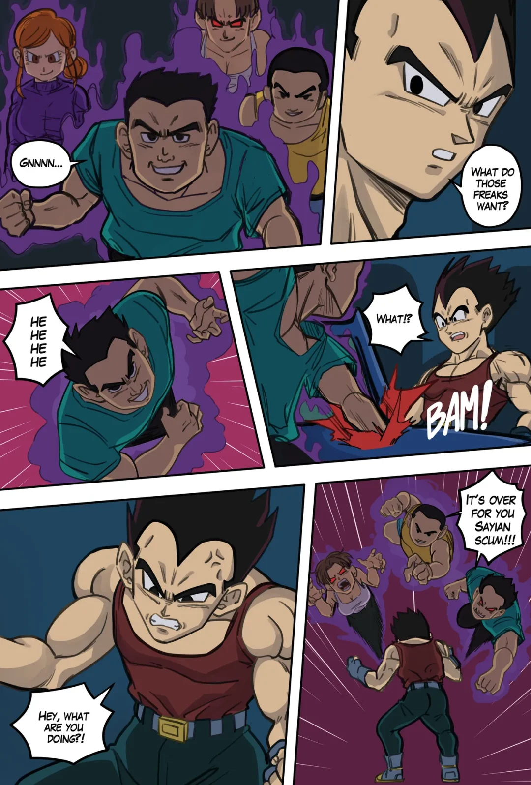 Baby arrival on Earth II – AxlexCima comic page 3