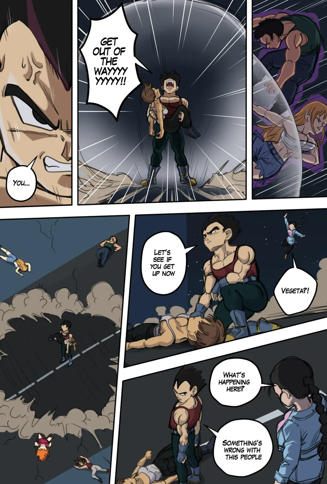 Baby arrival on Earth II – AxlexCima comic page 8