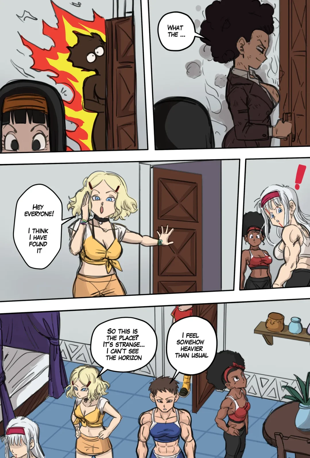 Baby arrival on Earth II – AxlexCima comic page 15