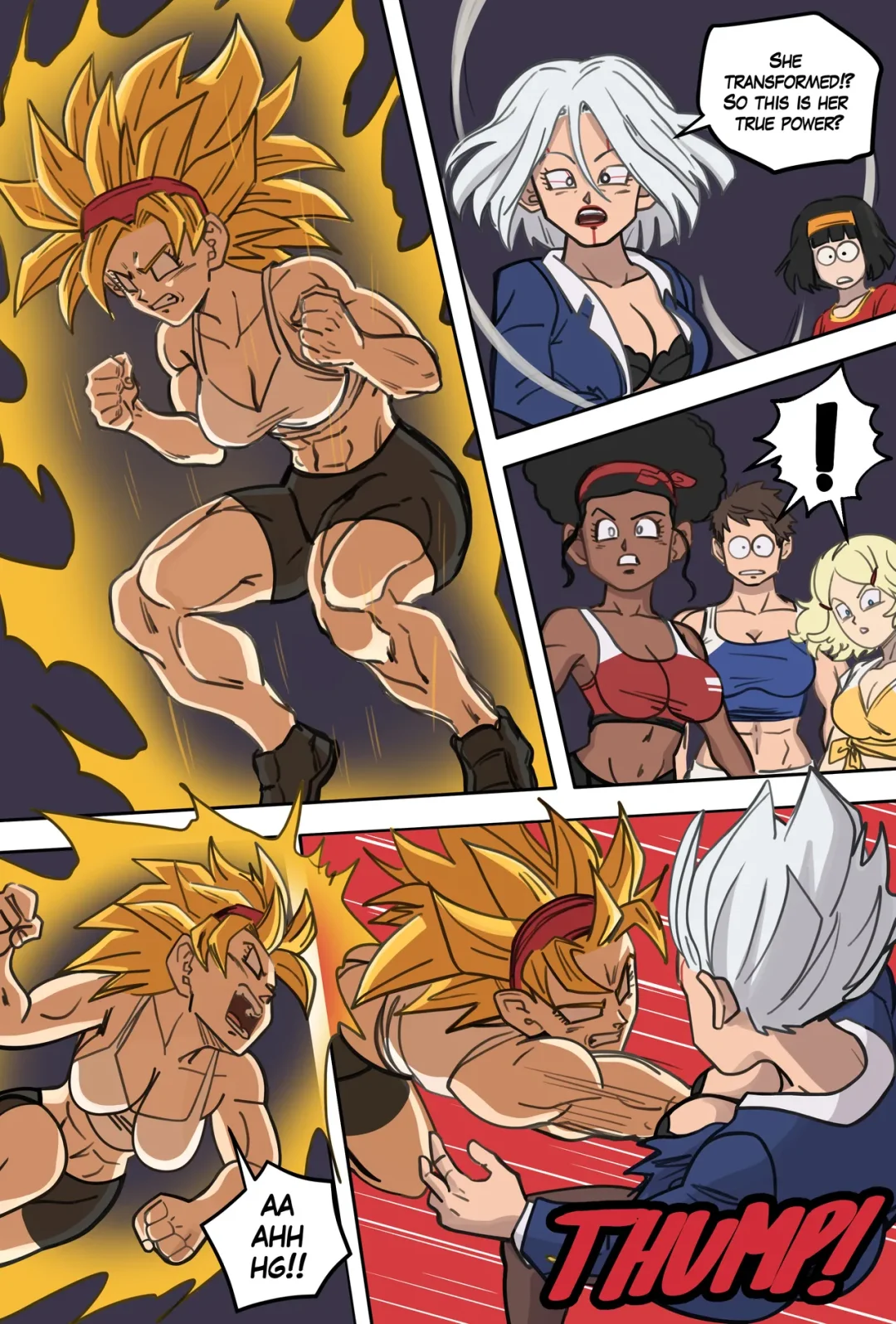 Baby arrival on Earth II – AxlexCima comic page 31