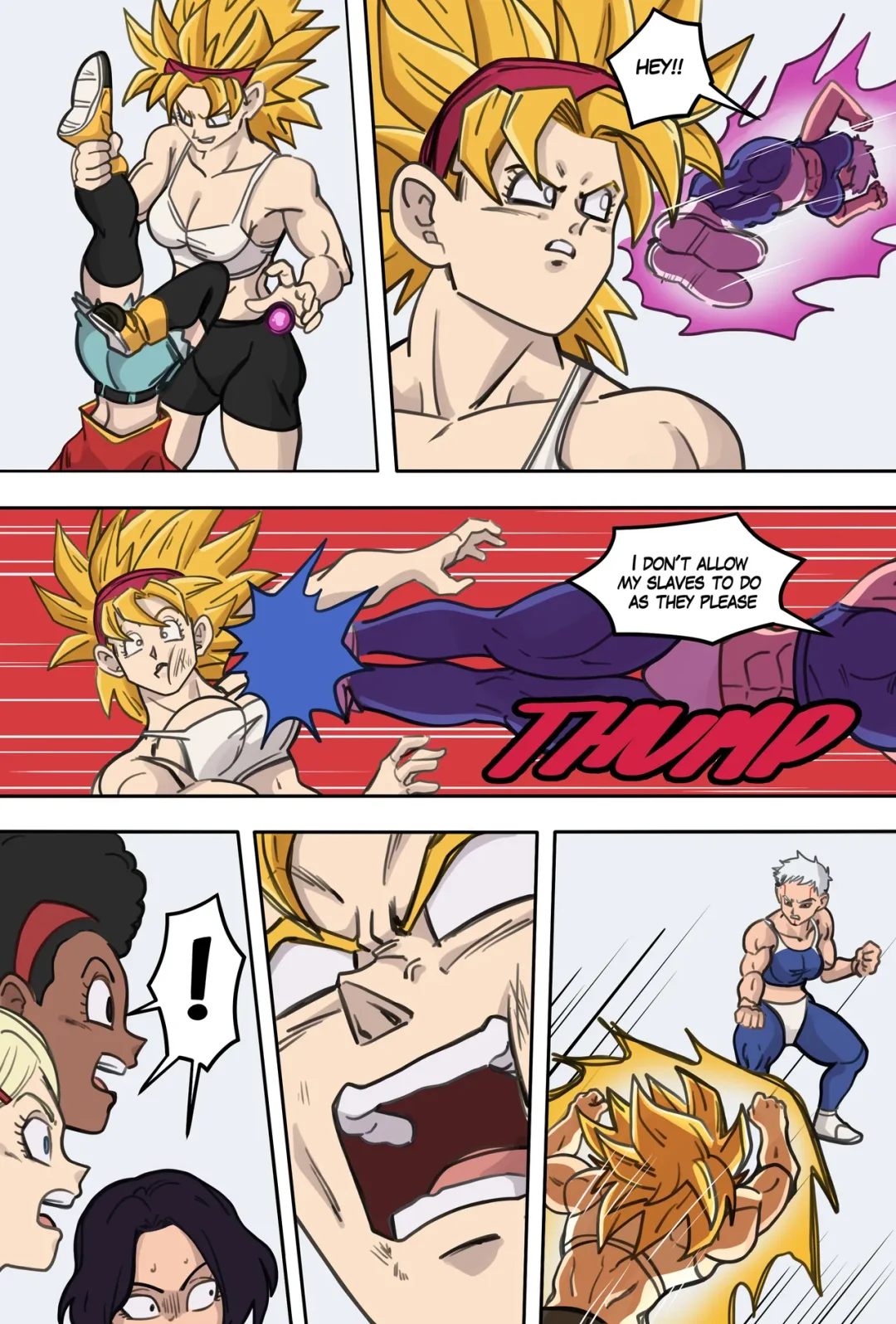 Baby arrival on Earth II – AxlexCima comic page 36