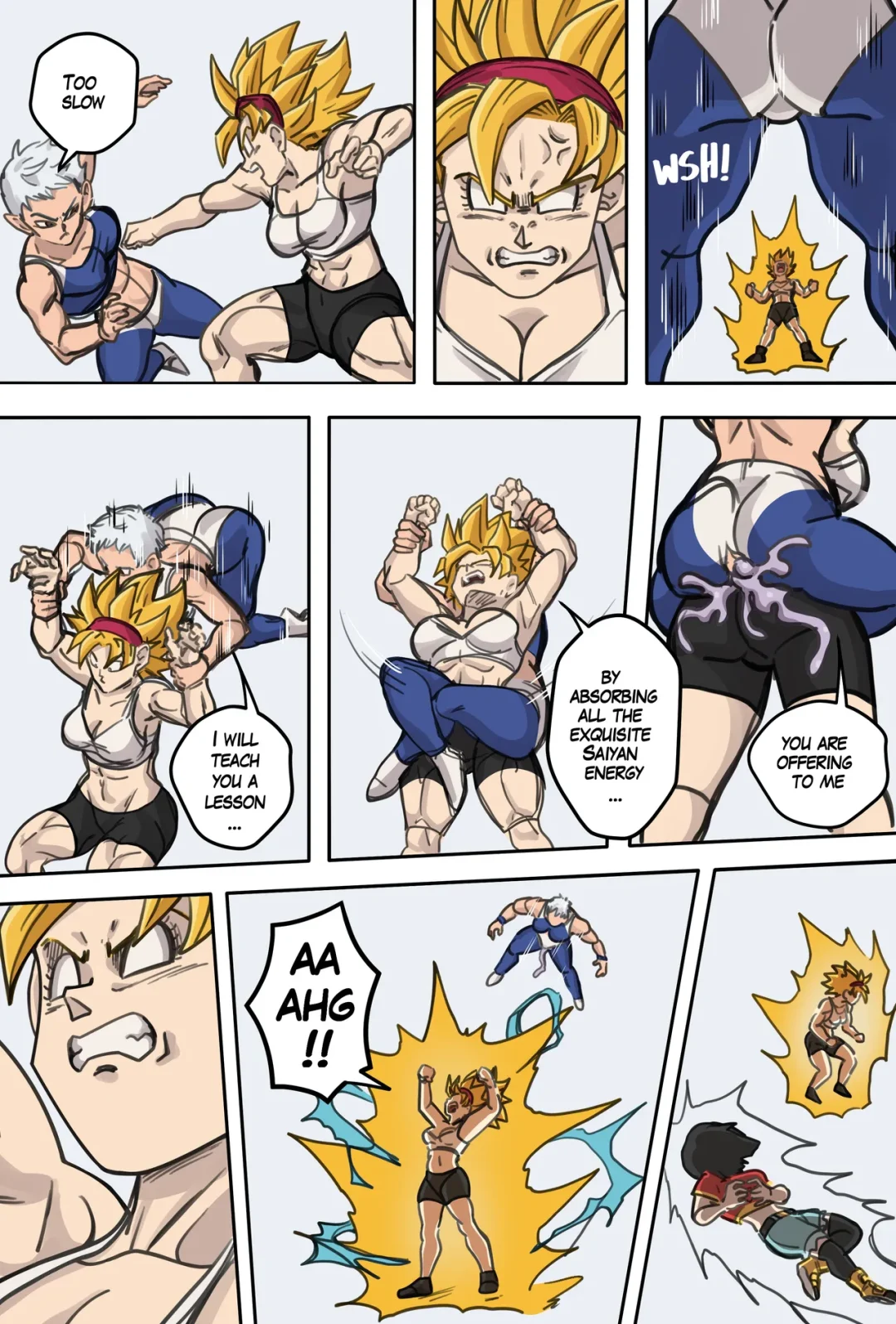 Baby arrival on Earth II – AxlexCima comic page 37