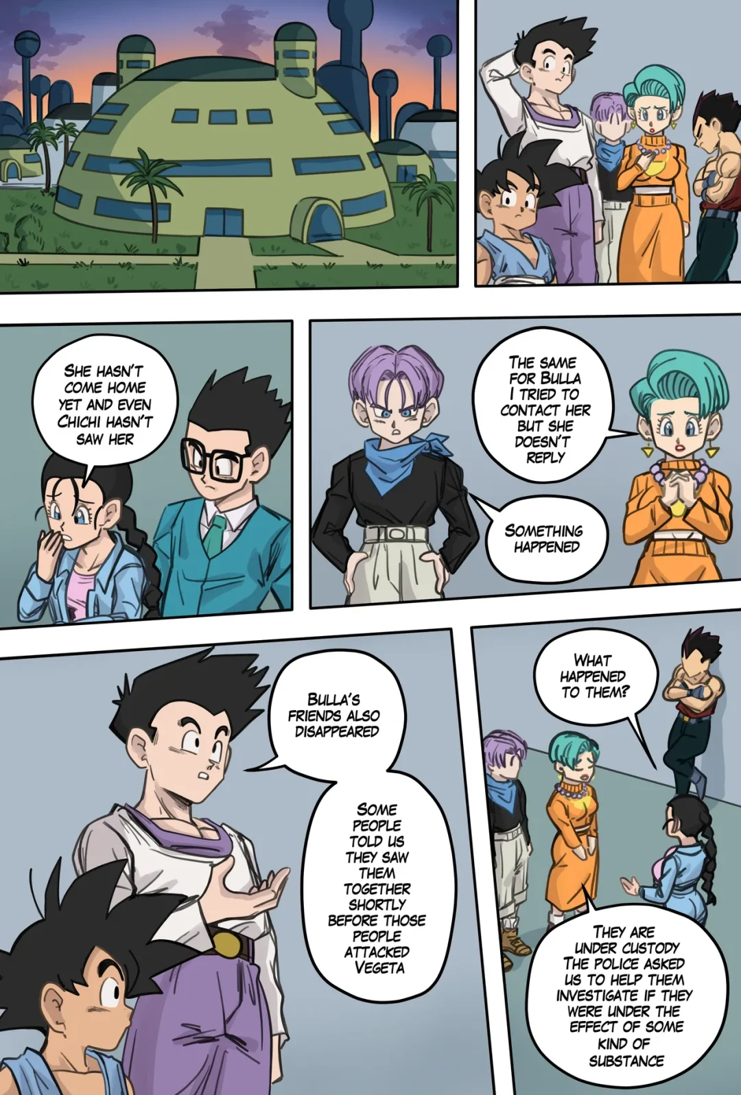 Baby arrival on Earth II – AxlexCima comic page 44