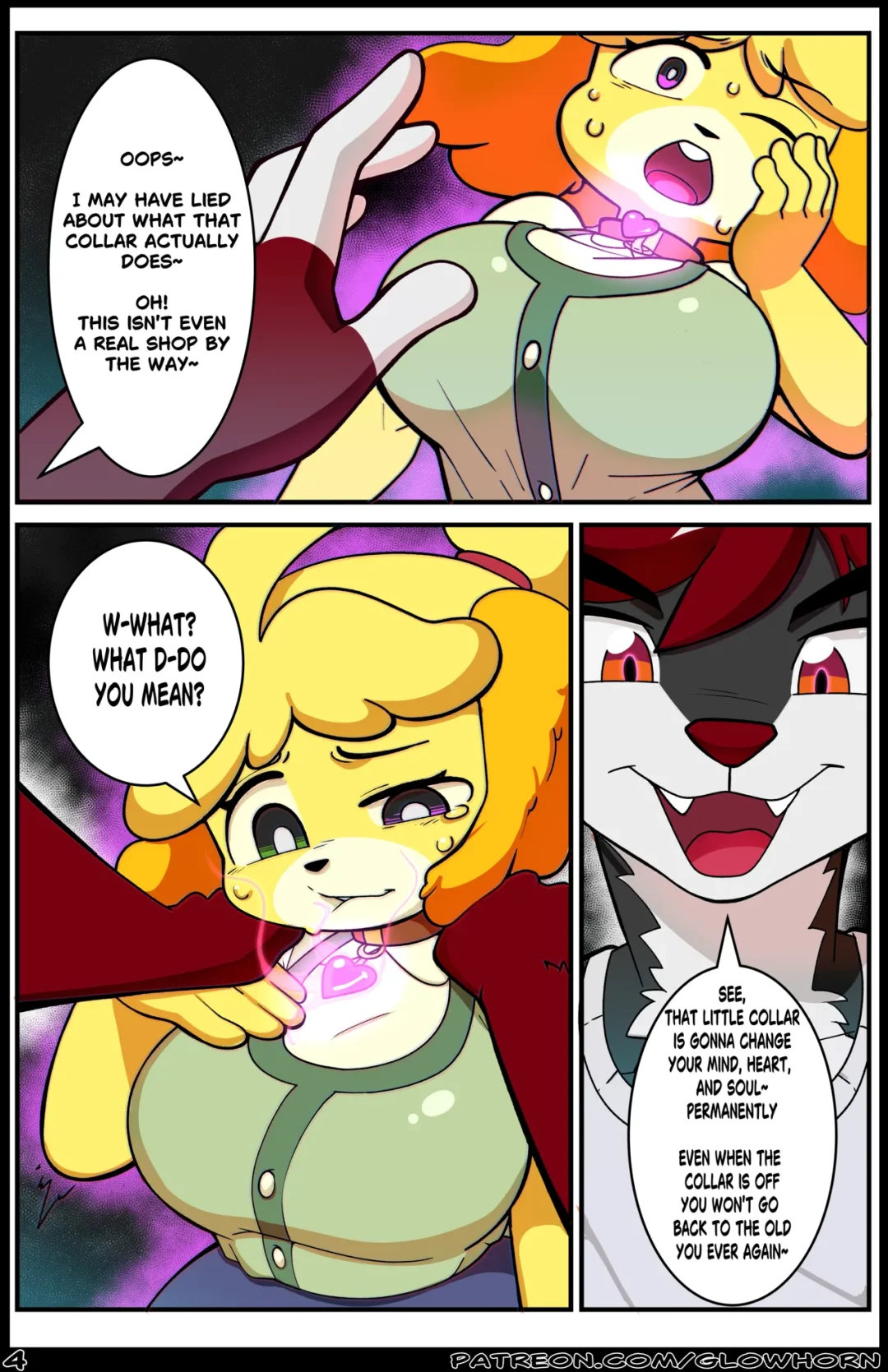 Collared – Glowhorn comic page 4