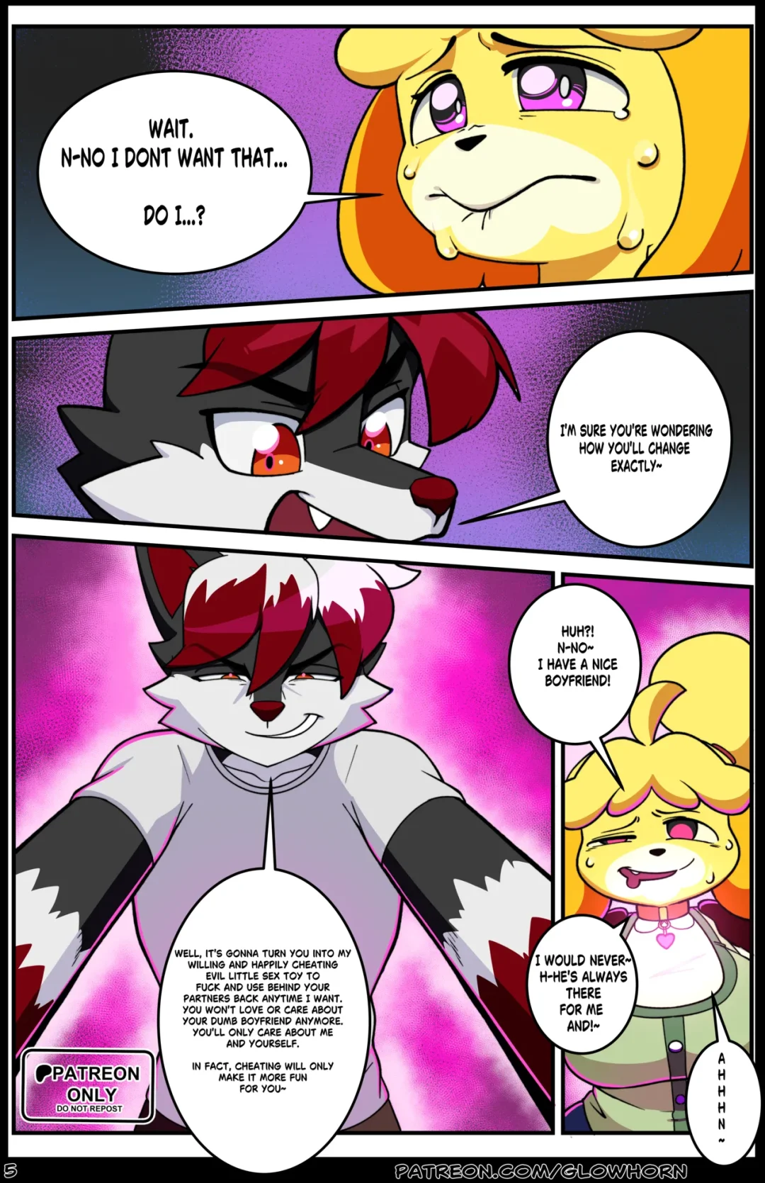 Collared – Glowhorn comic page 5