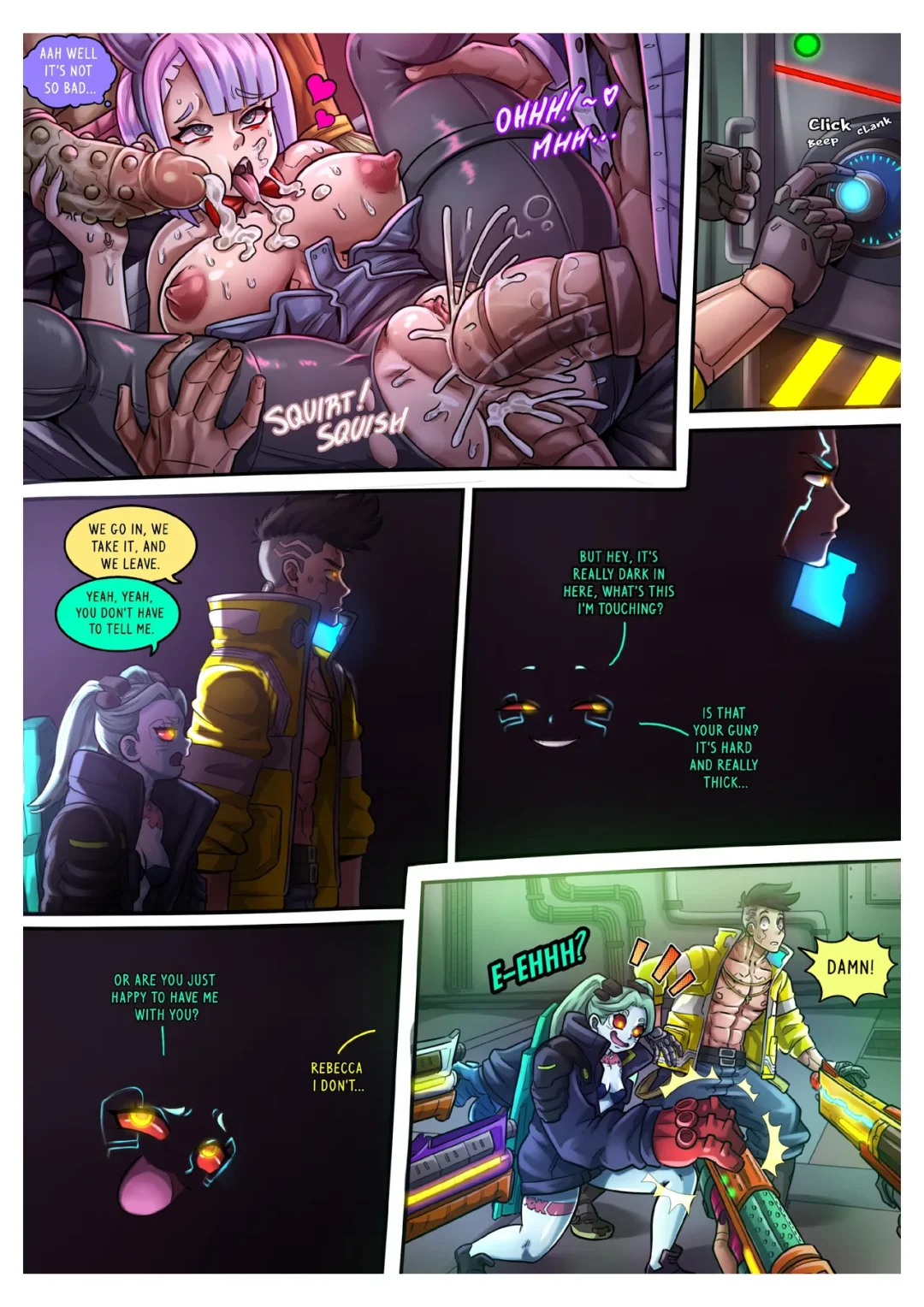 CyberLUST – Fatal Fire Studios comic page 7