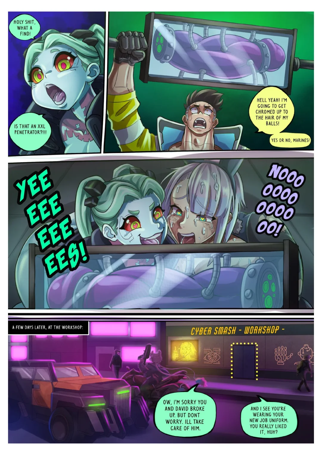 CyberLUST – Fatal Fire Studios comic page 19