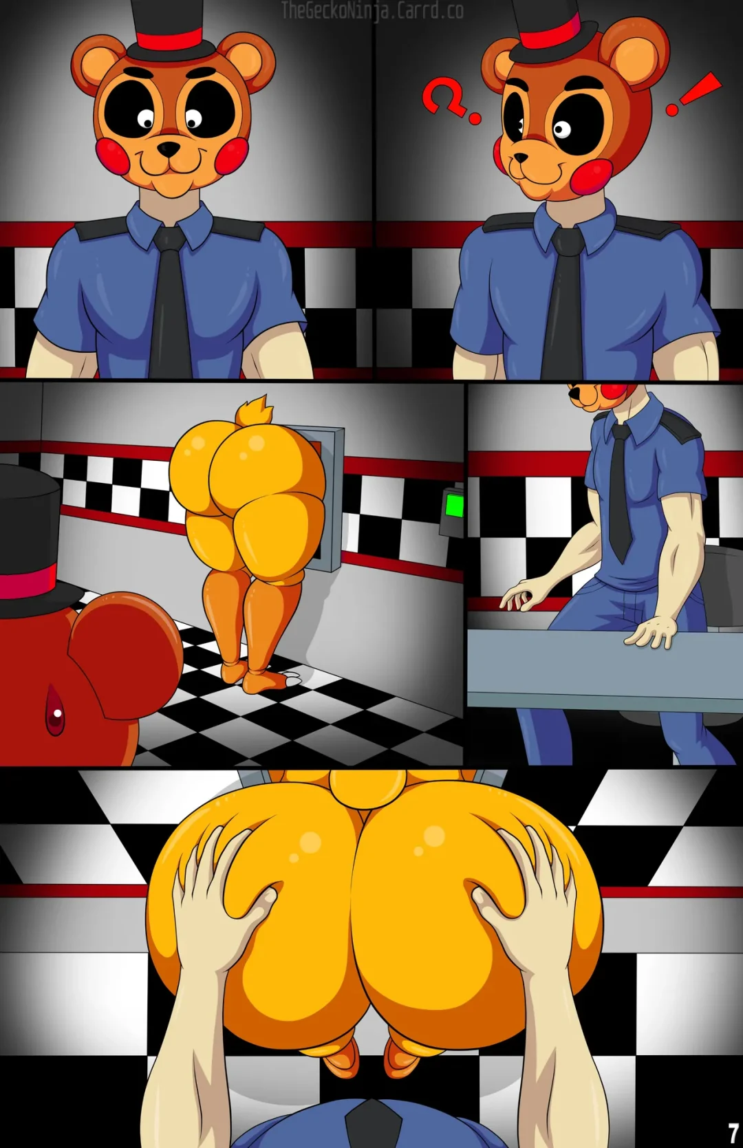 Five Fucks at Freddy’s 2 – TheGeckoNinja comic page 7