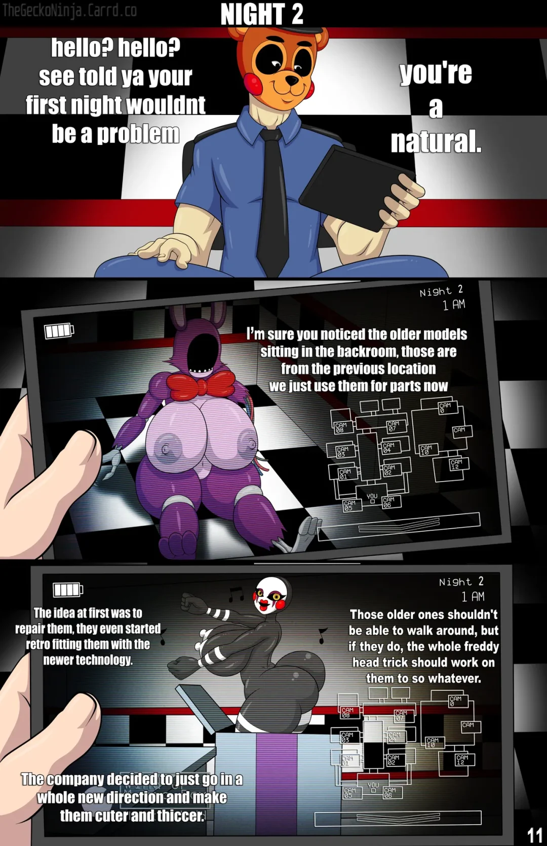 Five Fucks at Freddy’s 2 – TheGeckoNinja comic page 11