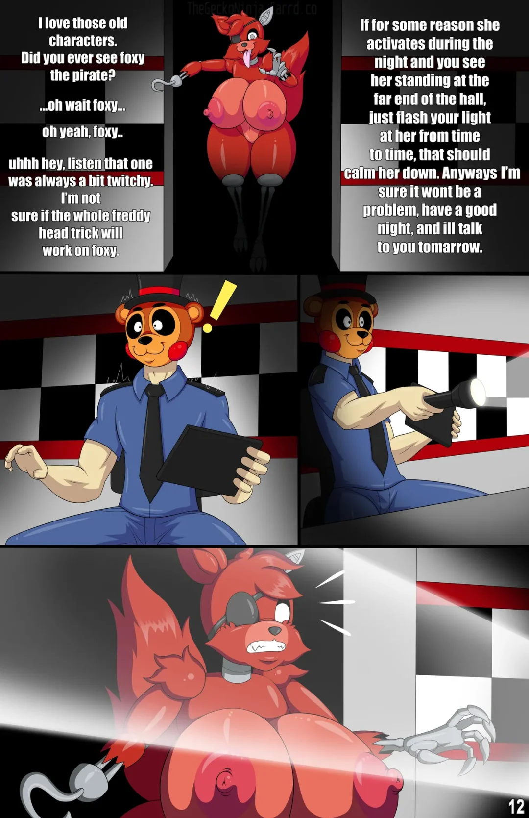 Five Fucks at Freddy’s 2 – TheGeckoNinja comic page 12