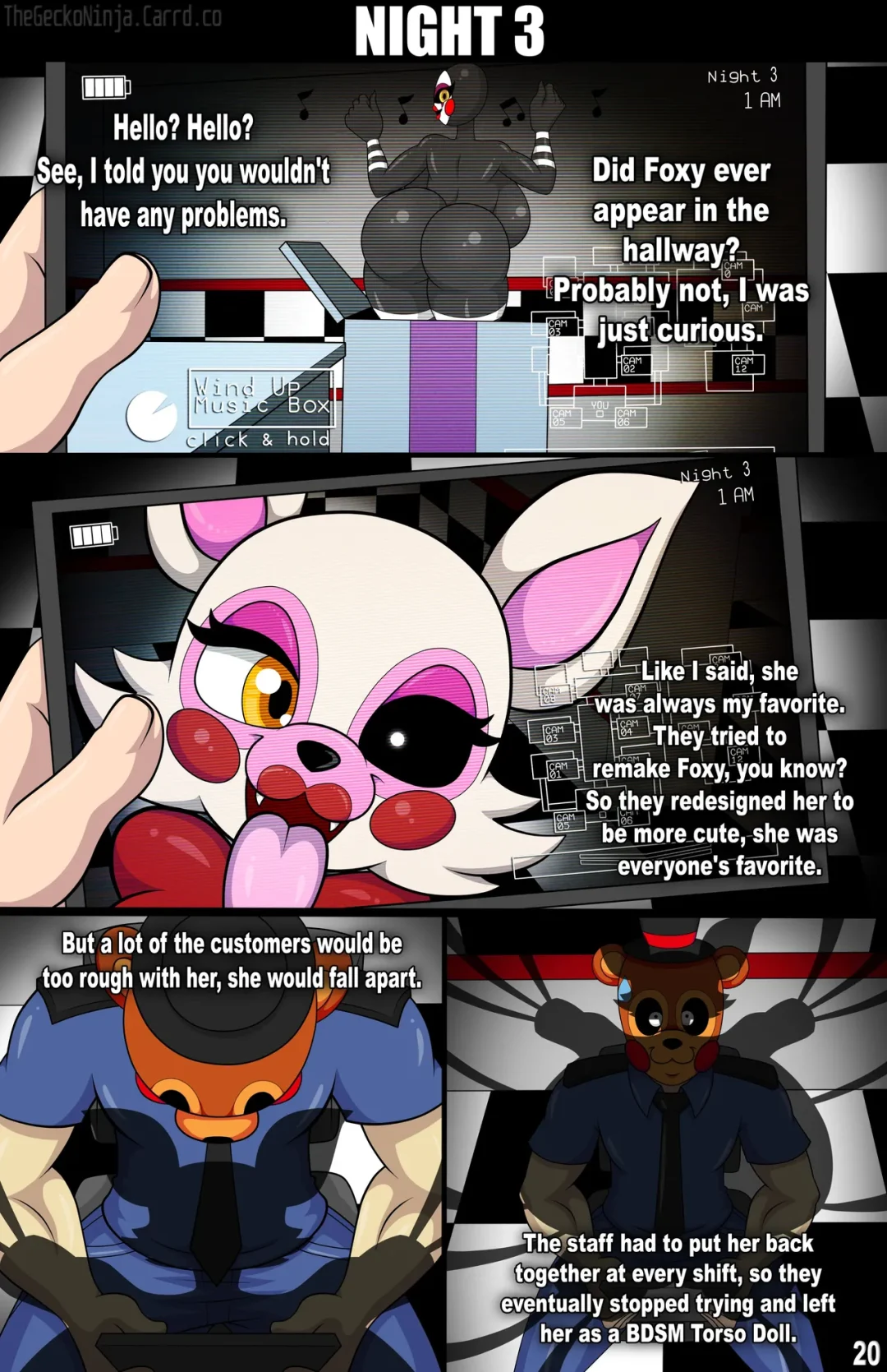 Five Fucks at Freddy’s 2 – TheGeckoNinja comic page 20