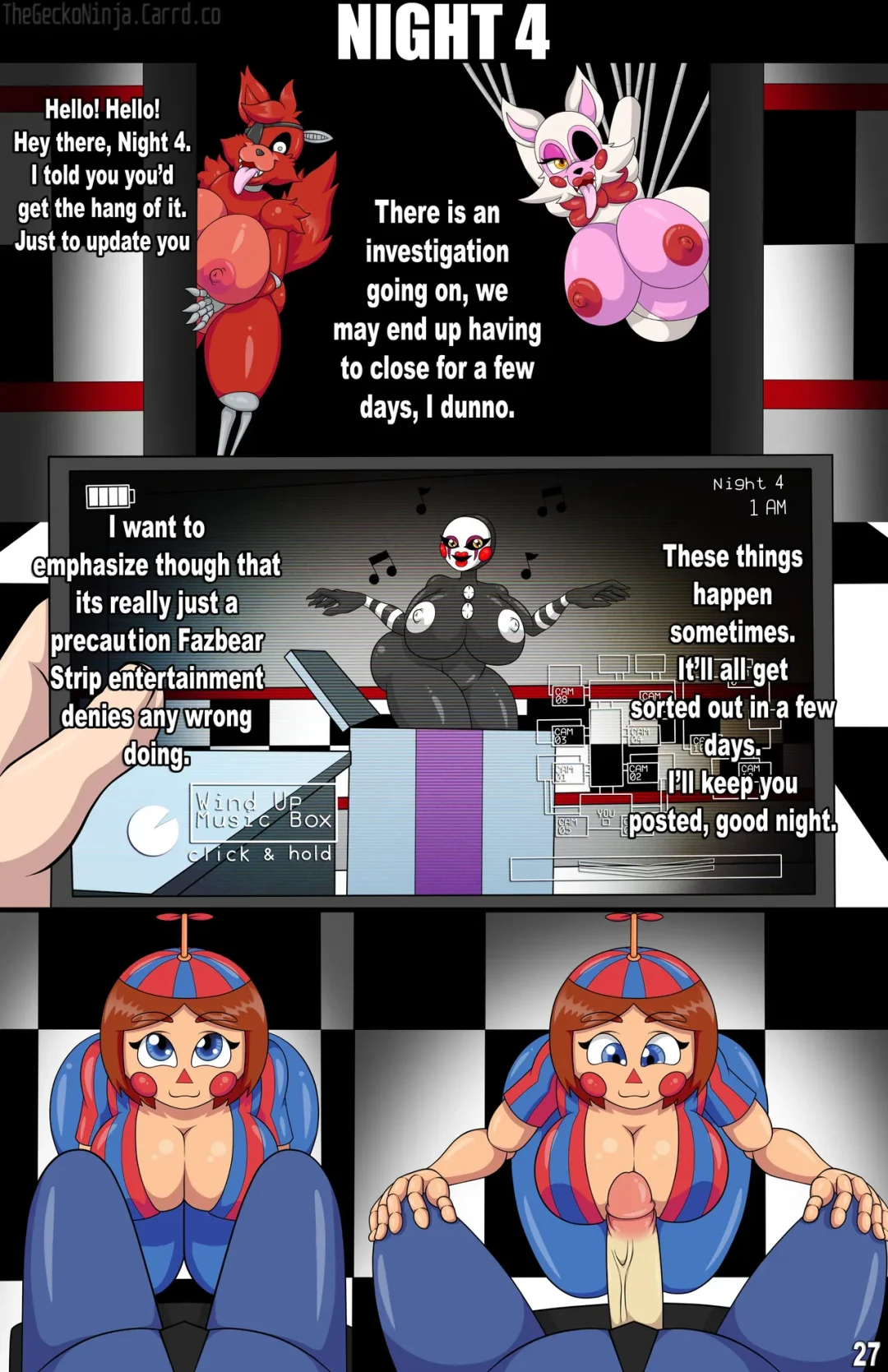 Five Fucks at Freddy’s 2 – TheGeckoNinja comic page 27