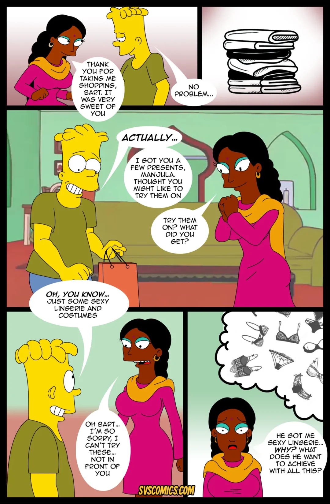 Manjula’s Little Secret – SVSCOMICS comic page 5
