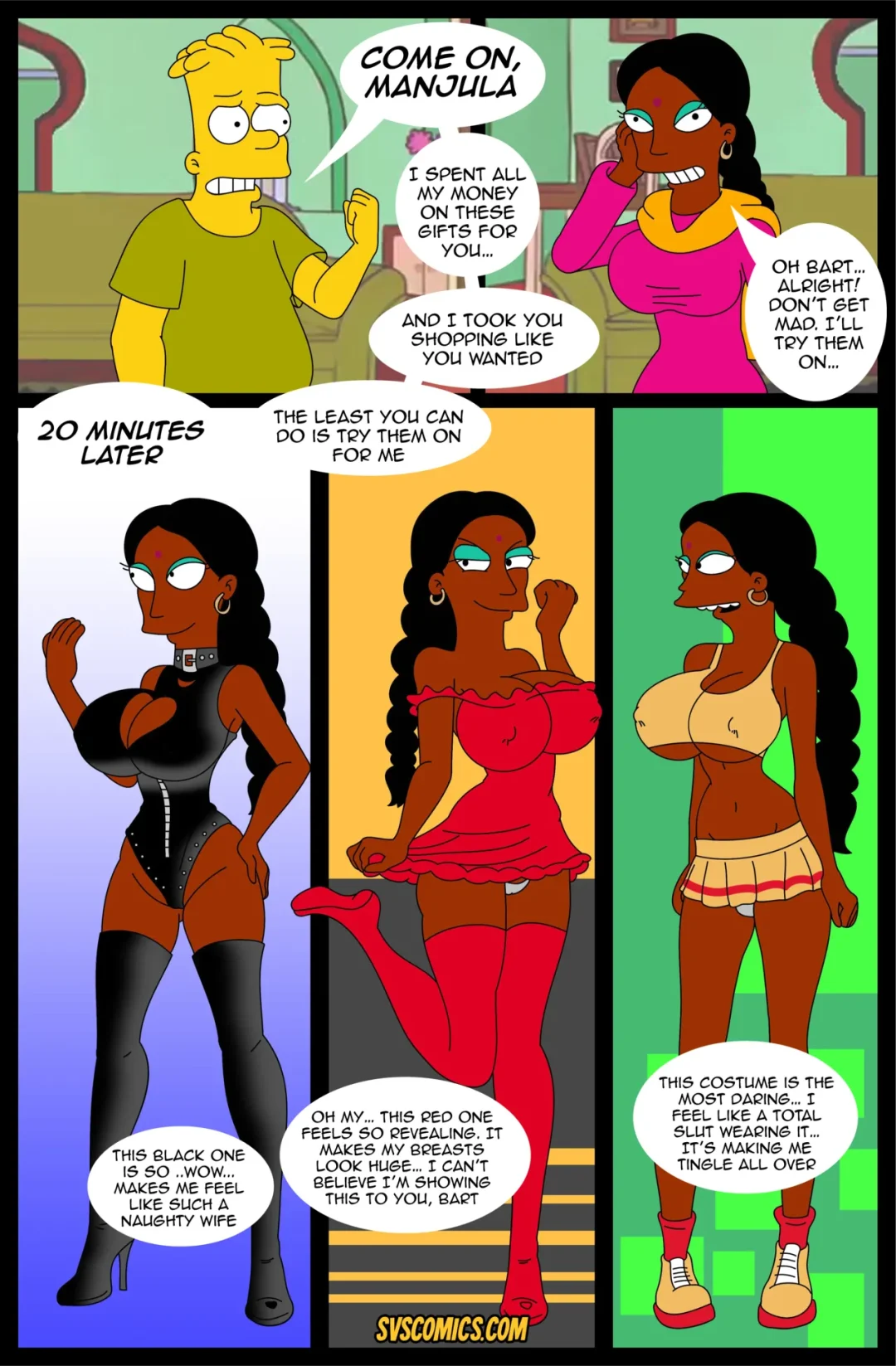 Manjula’s Little Secret – SVSCOMICS comic page 6