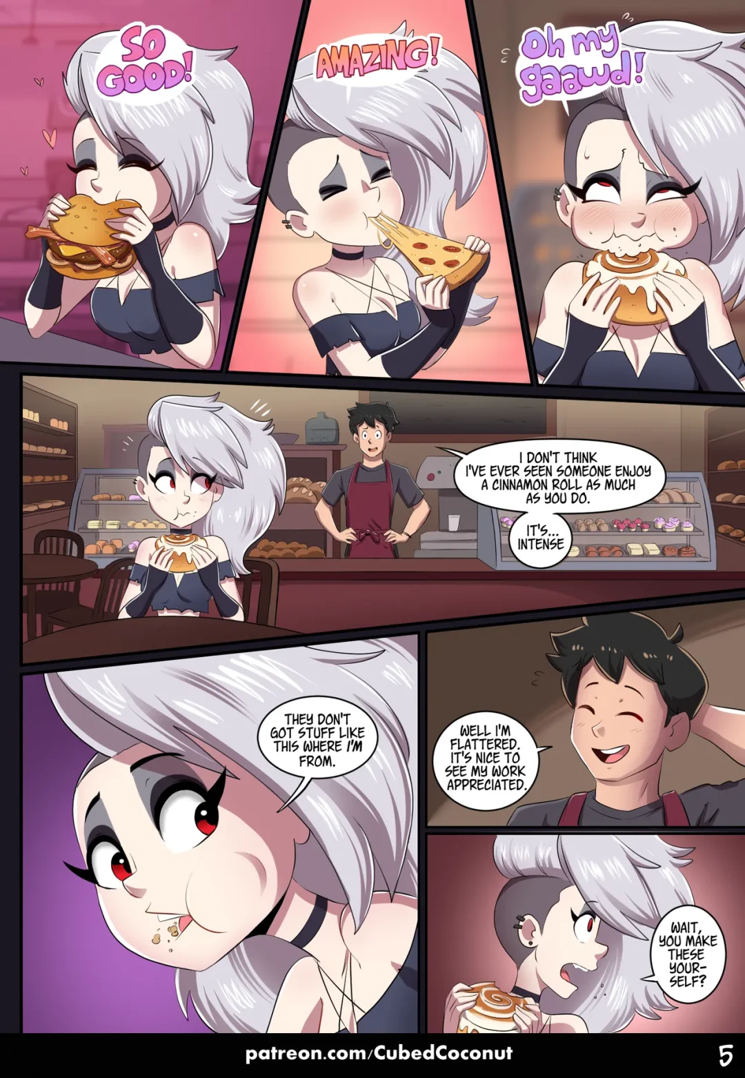 The Human and the Hellhound – CubedCoconut comic page 5