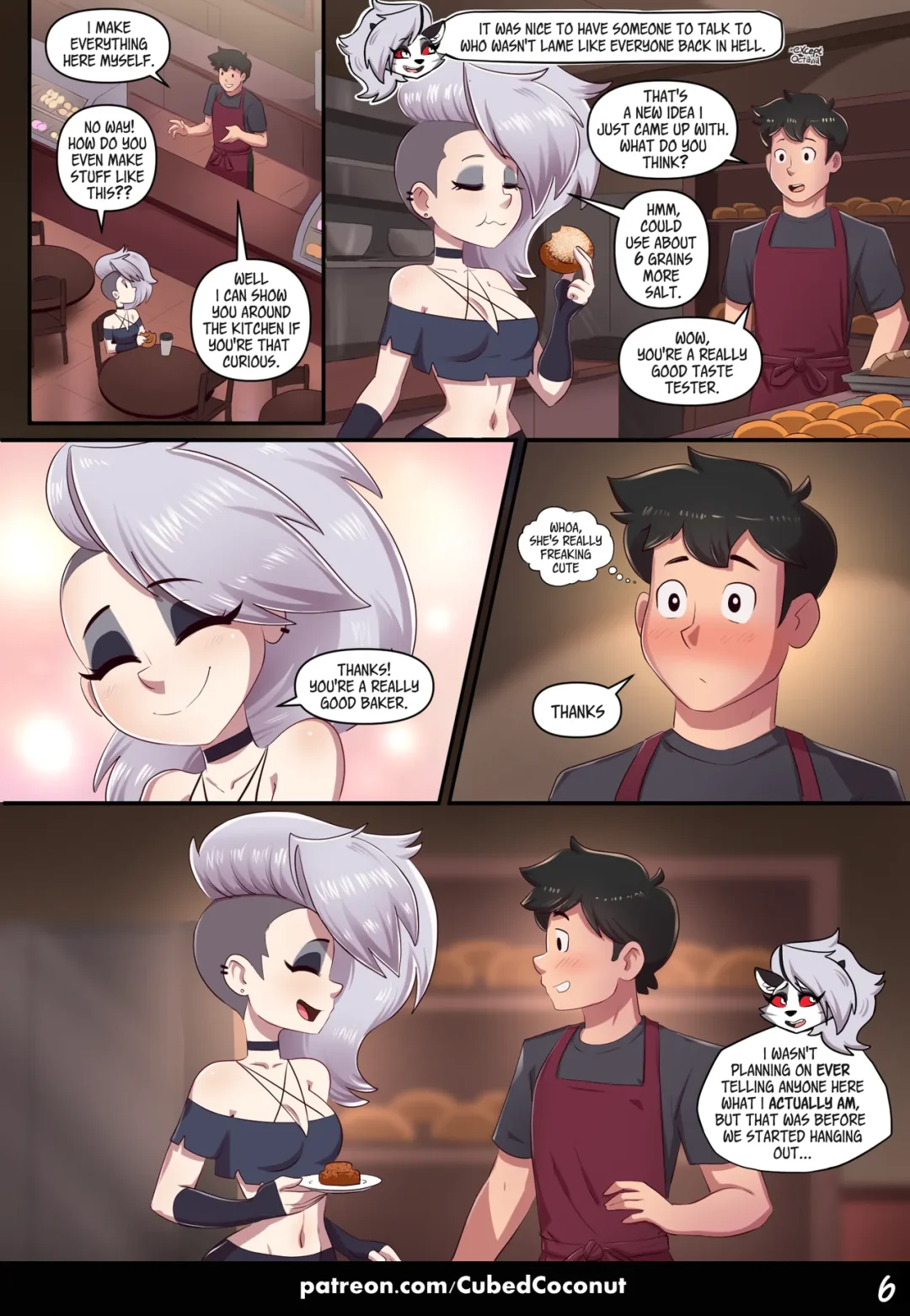 The Human and the Hellhound – CubedCoconut comic page 6