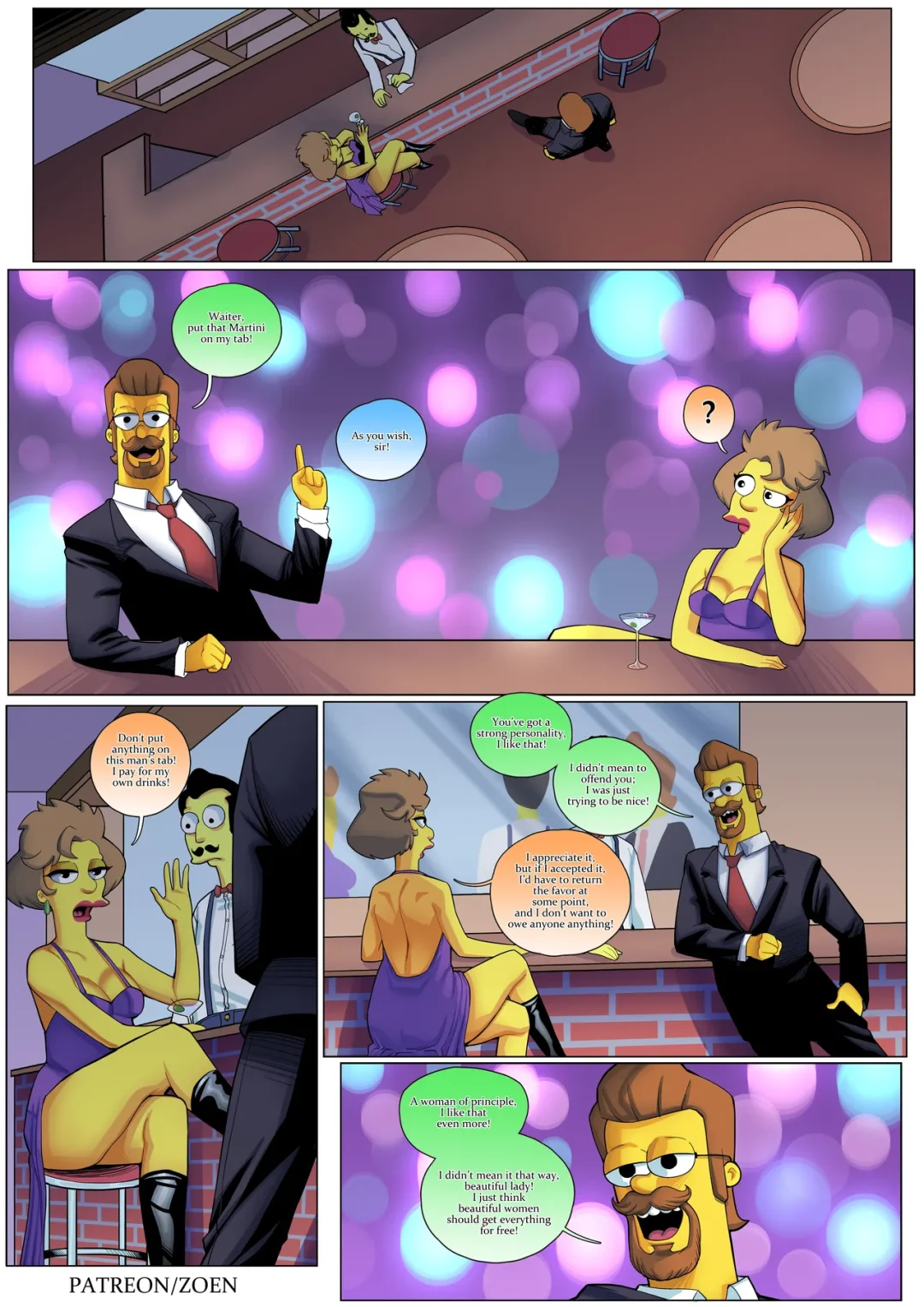 The Simpsons: Bad Boy – Zoen comic page 116