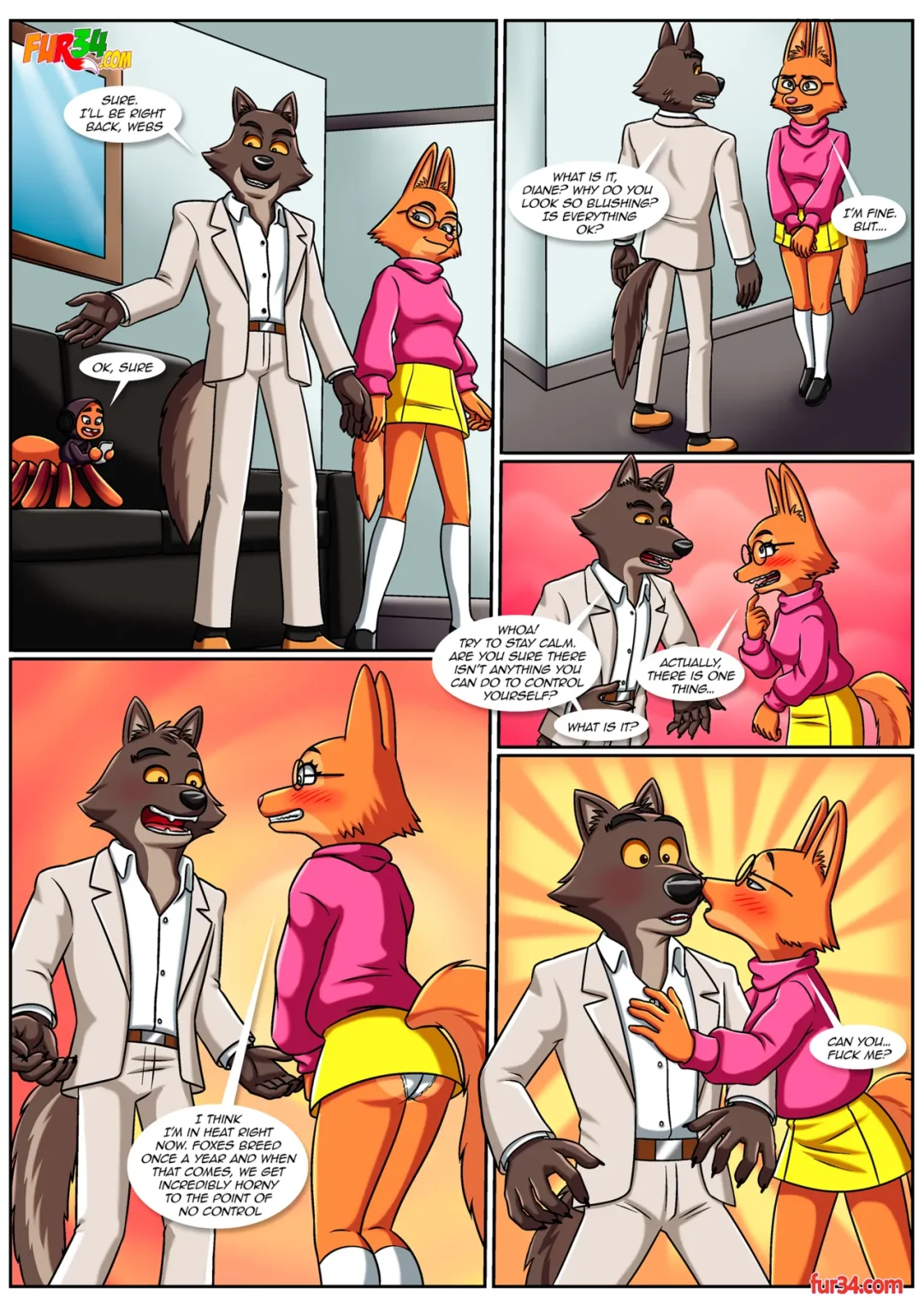What Does the Fox Say in Bed? – Palcomix comic page 3