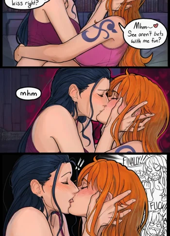 A Demon’s First Kiss – Django, Porn Comic featuring Nami from One Piece