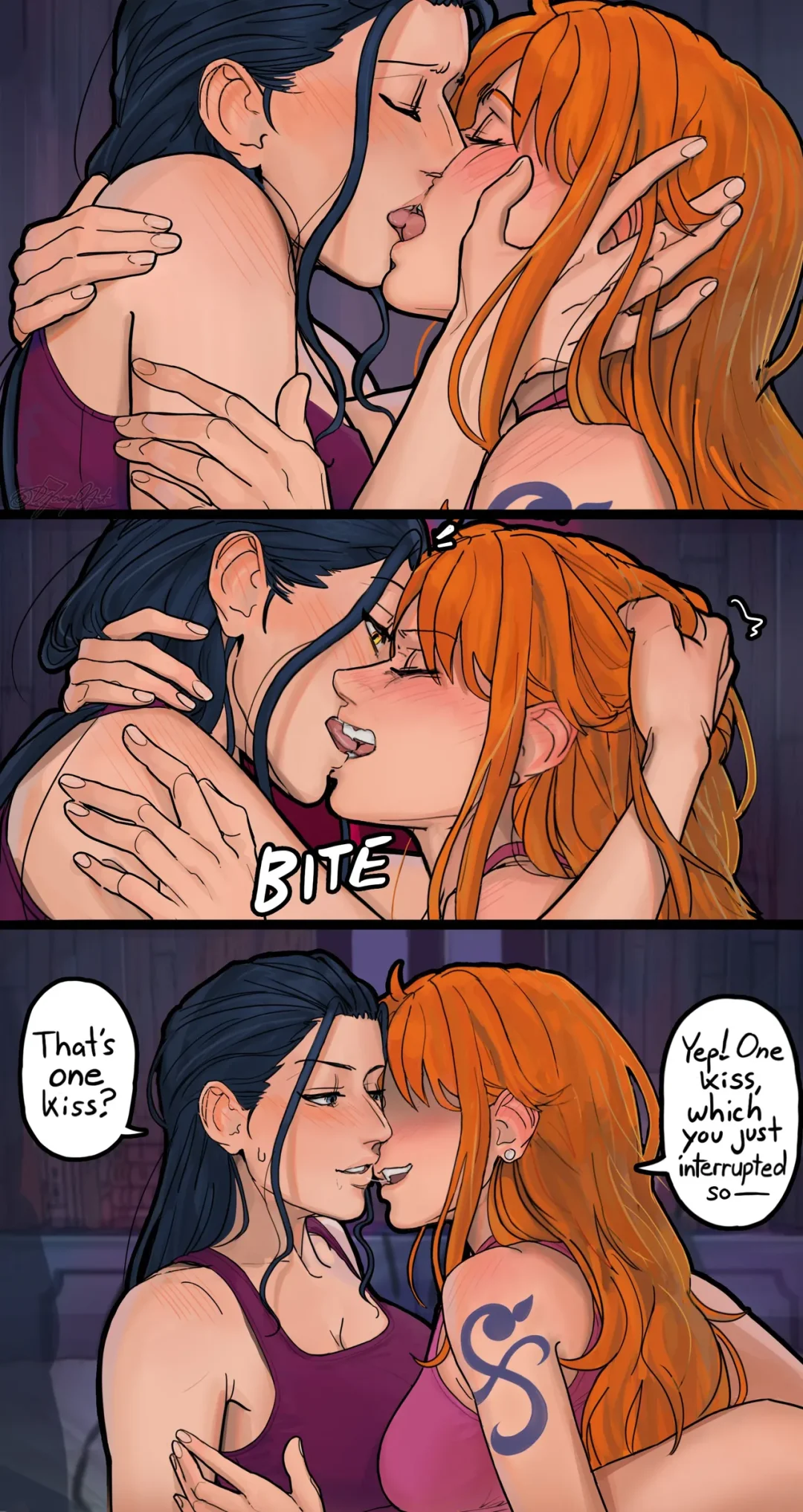 A Demon’s First Kiss – Django comic page 2