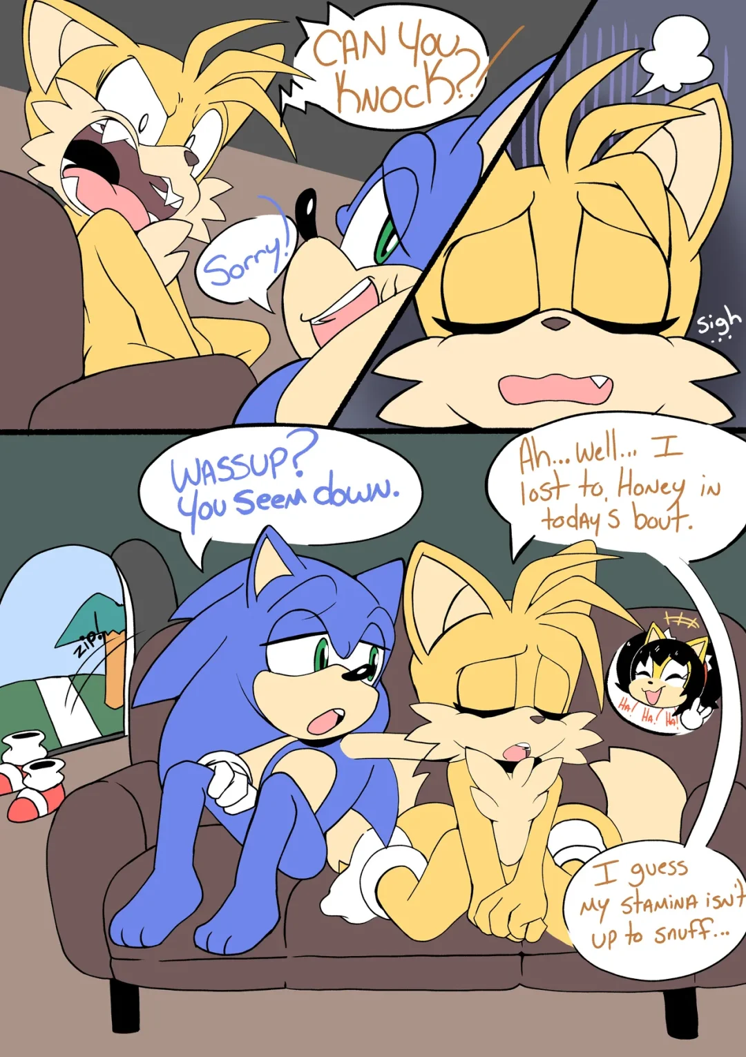 A Sweet Visit – Senshion comic page 4