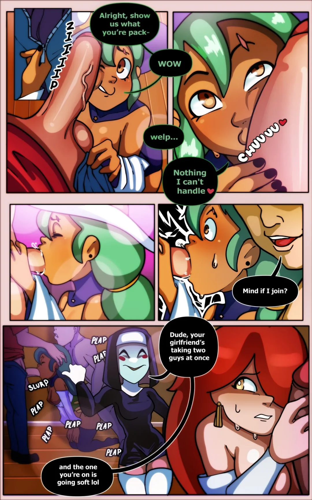 Amity & Luz’s Halloween Party – DometiArt comic page 4