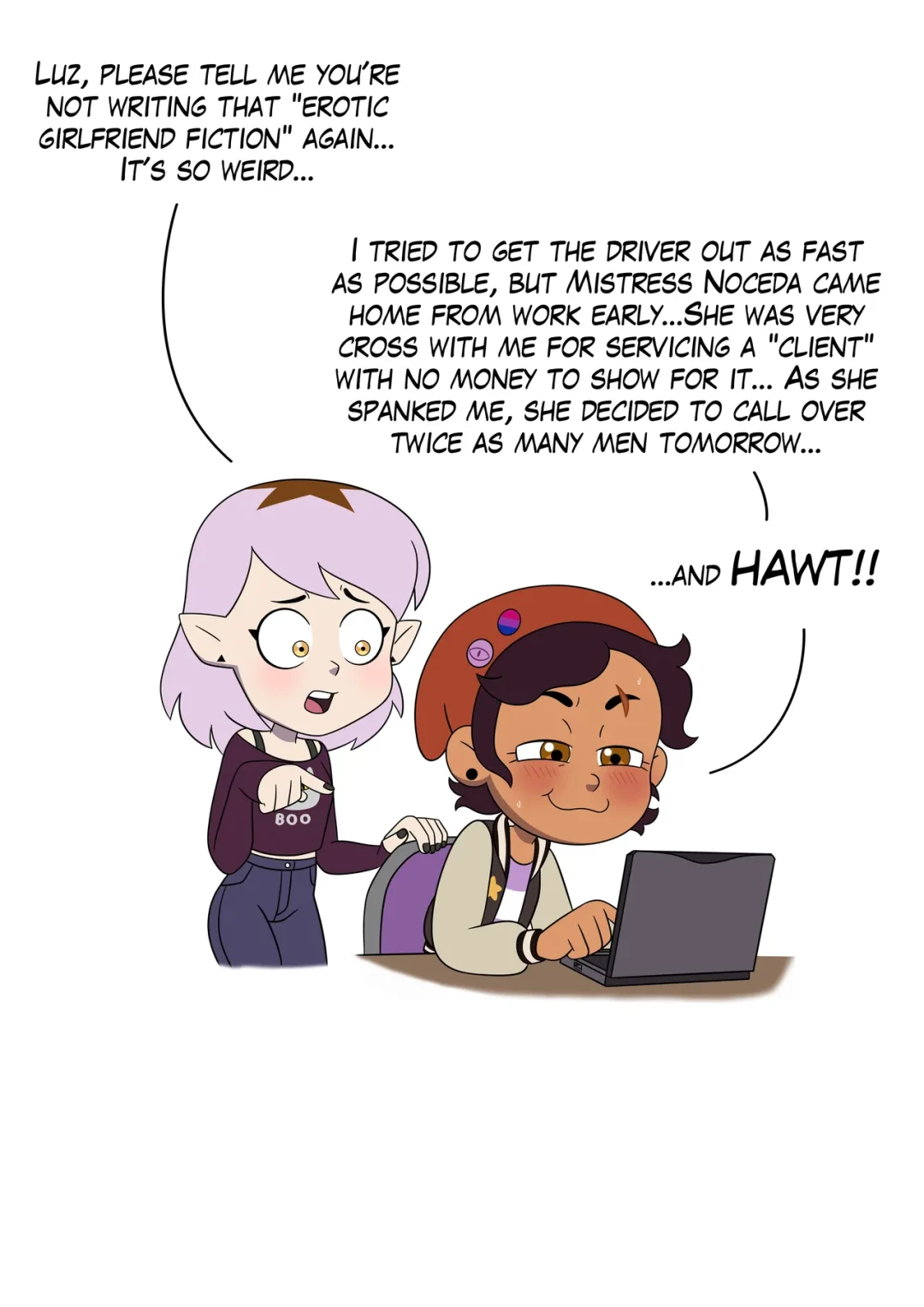 Amity’s Diary – Lester Warmgun comic page 11