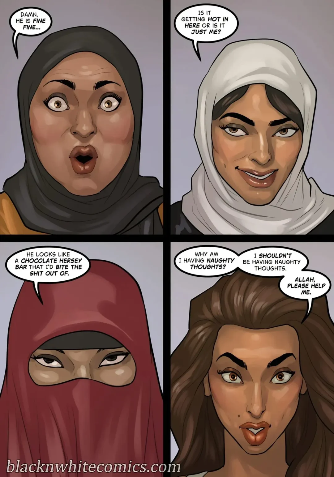Art Class – BlacknWhite comic page 6