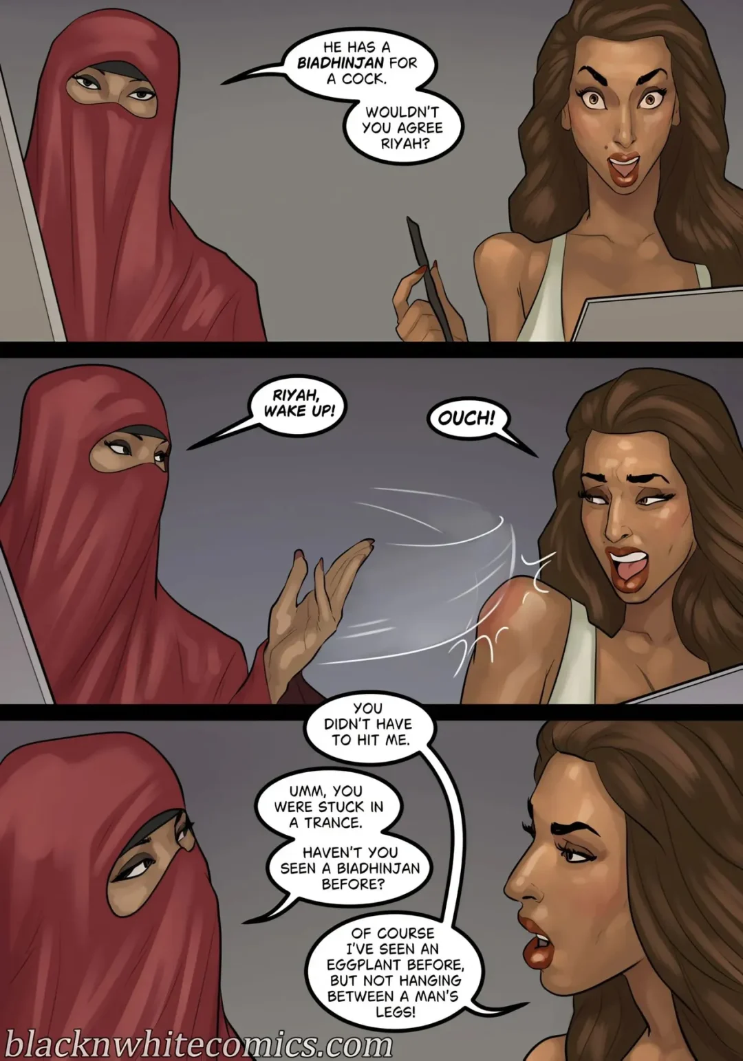 Art Class – BlacknWhite comic page 9