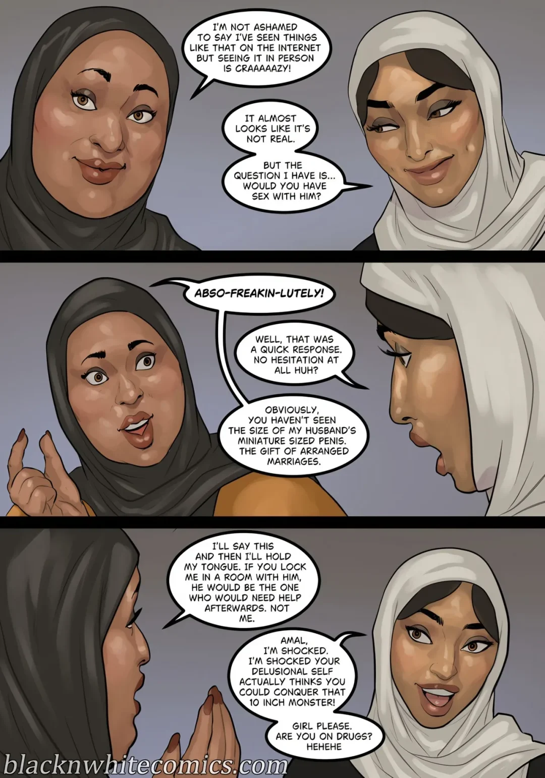 Art Class – BlacknWhite comic page 10