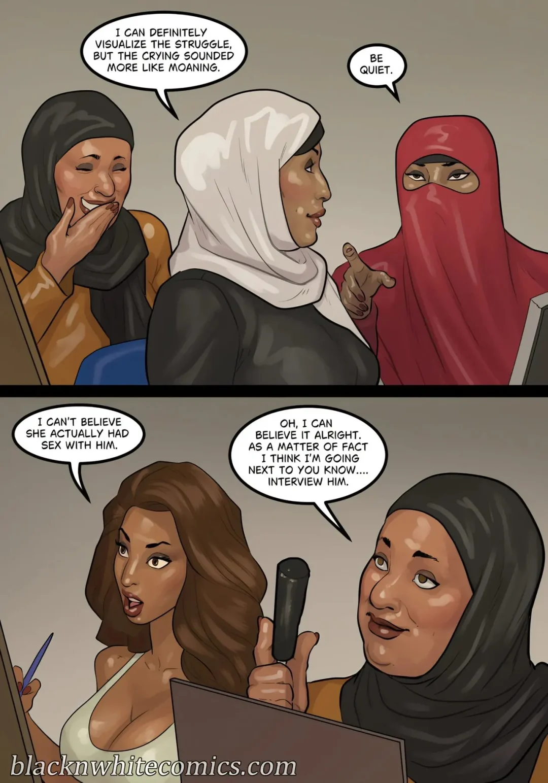 Art Class – BlacknWhite comic page 30